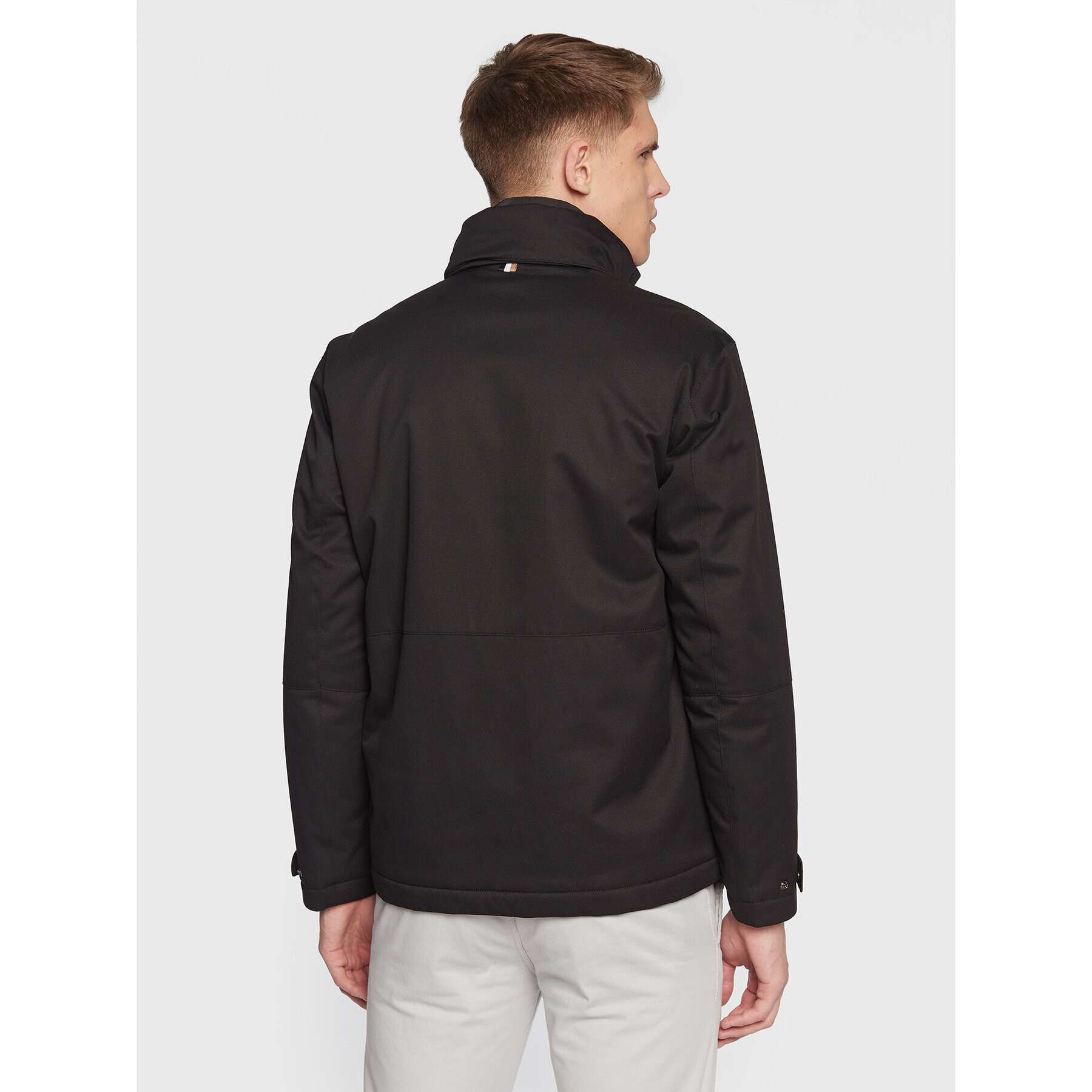 Boss Преходно яке Cundel 50481131 Черен Regular Fit - Pepit.bg