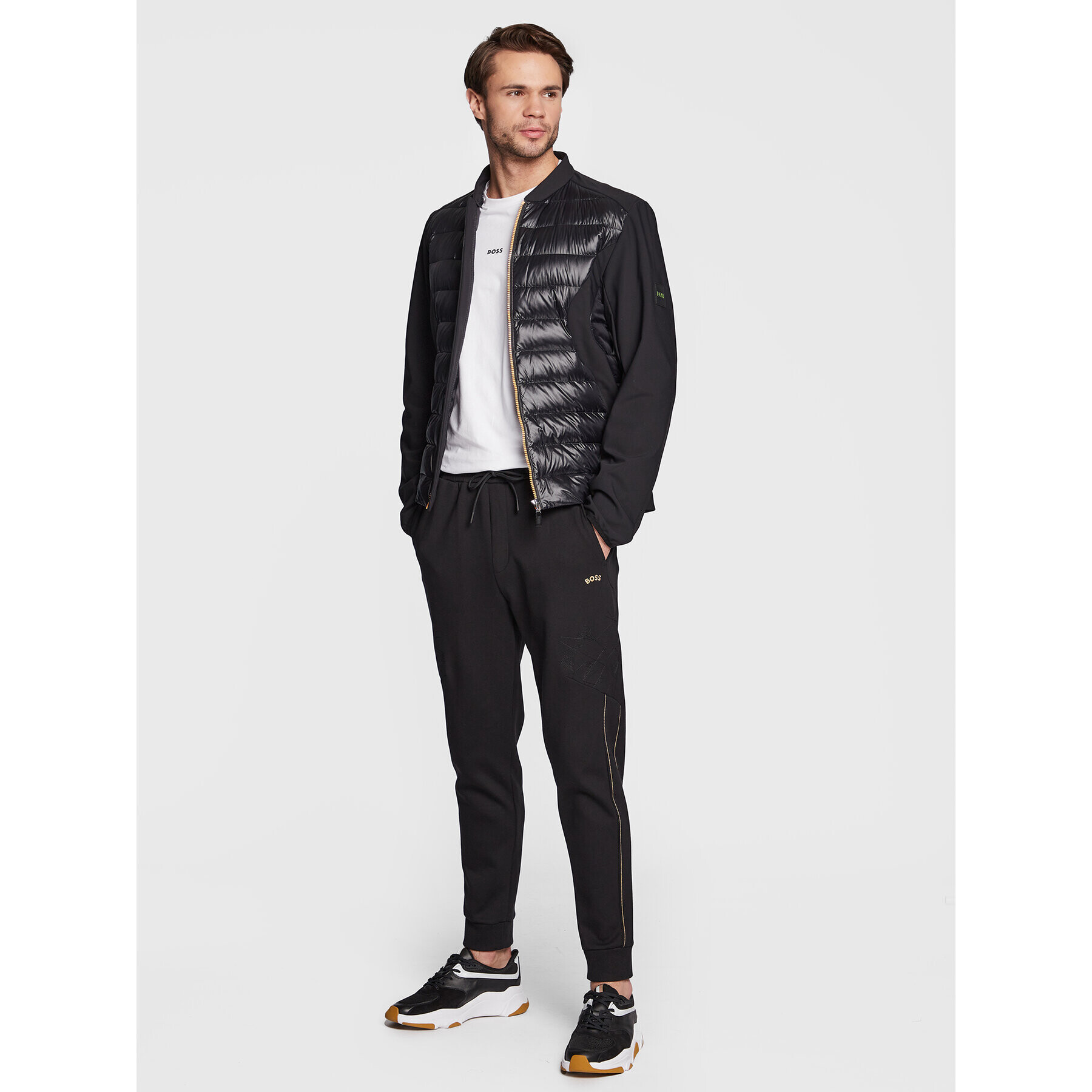 Boss Преходно яке J_Wittaker 50475462 Черен Regular Fit - Pepit.bg