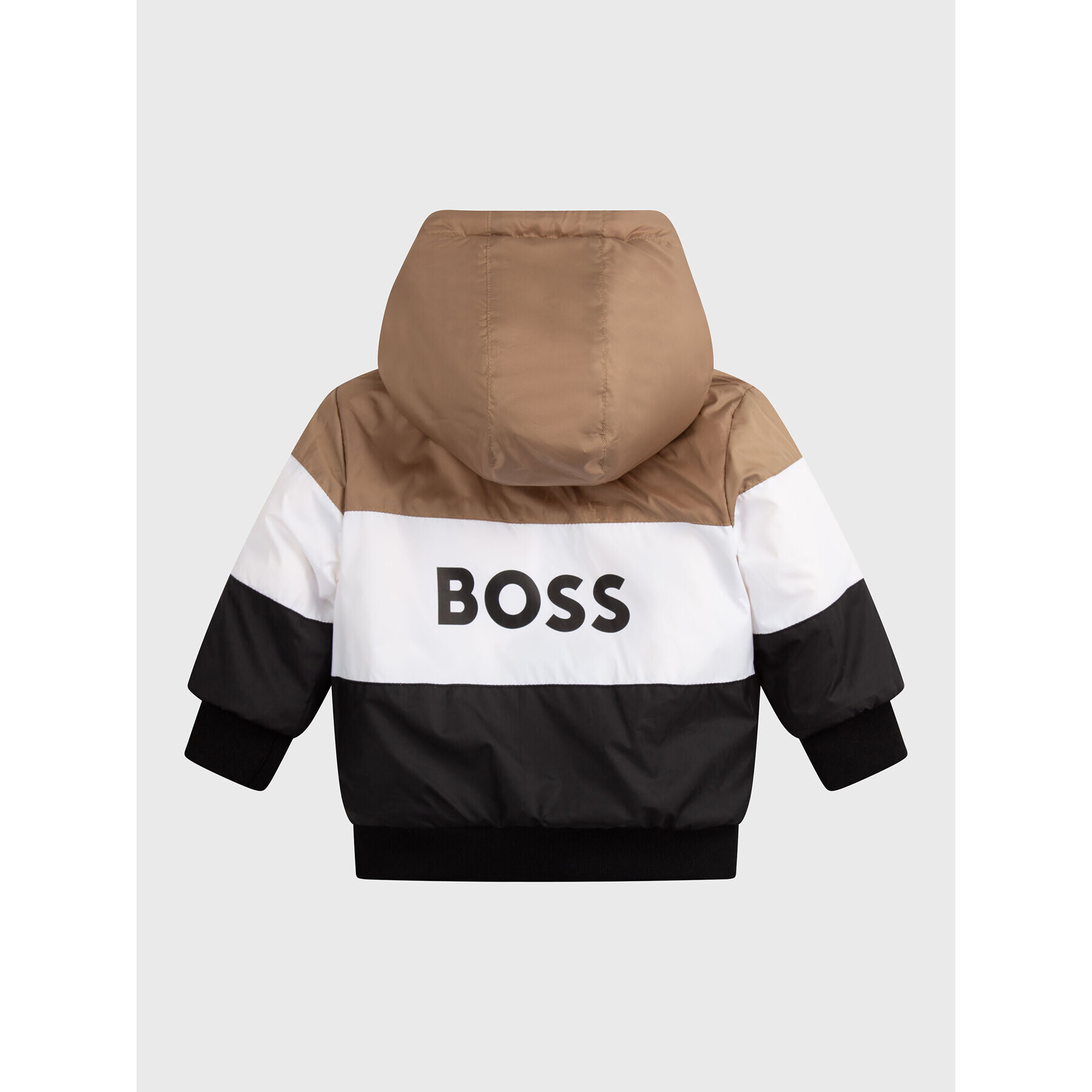 Boss Преходно яке J06250 S Бежов Regular Fit - Pepit.bg