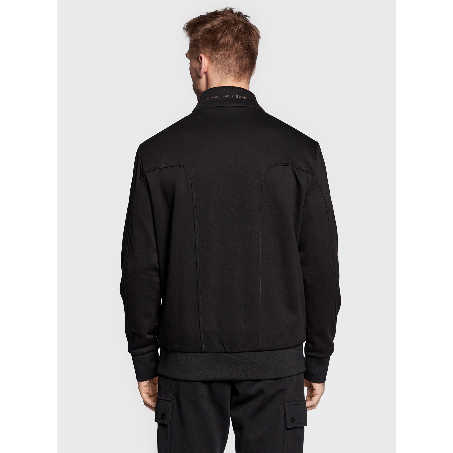 Boss Преходно яке PORSCHE Shepherd 111_Ps 50483762 Черен Regular Fit - Pepit.bg