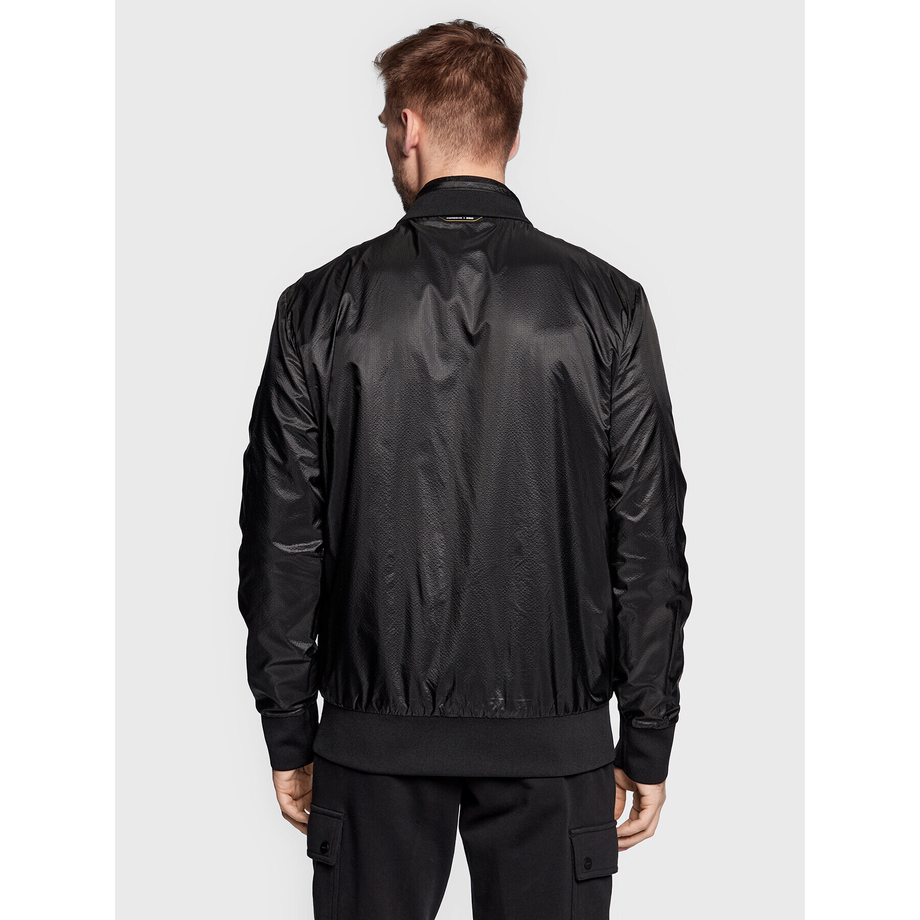 Boss Преходно яке PORSCHE Shepherd 111_Ps 50483762 Черен Regular Fit - Pepit.bg