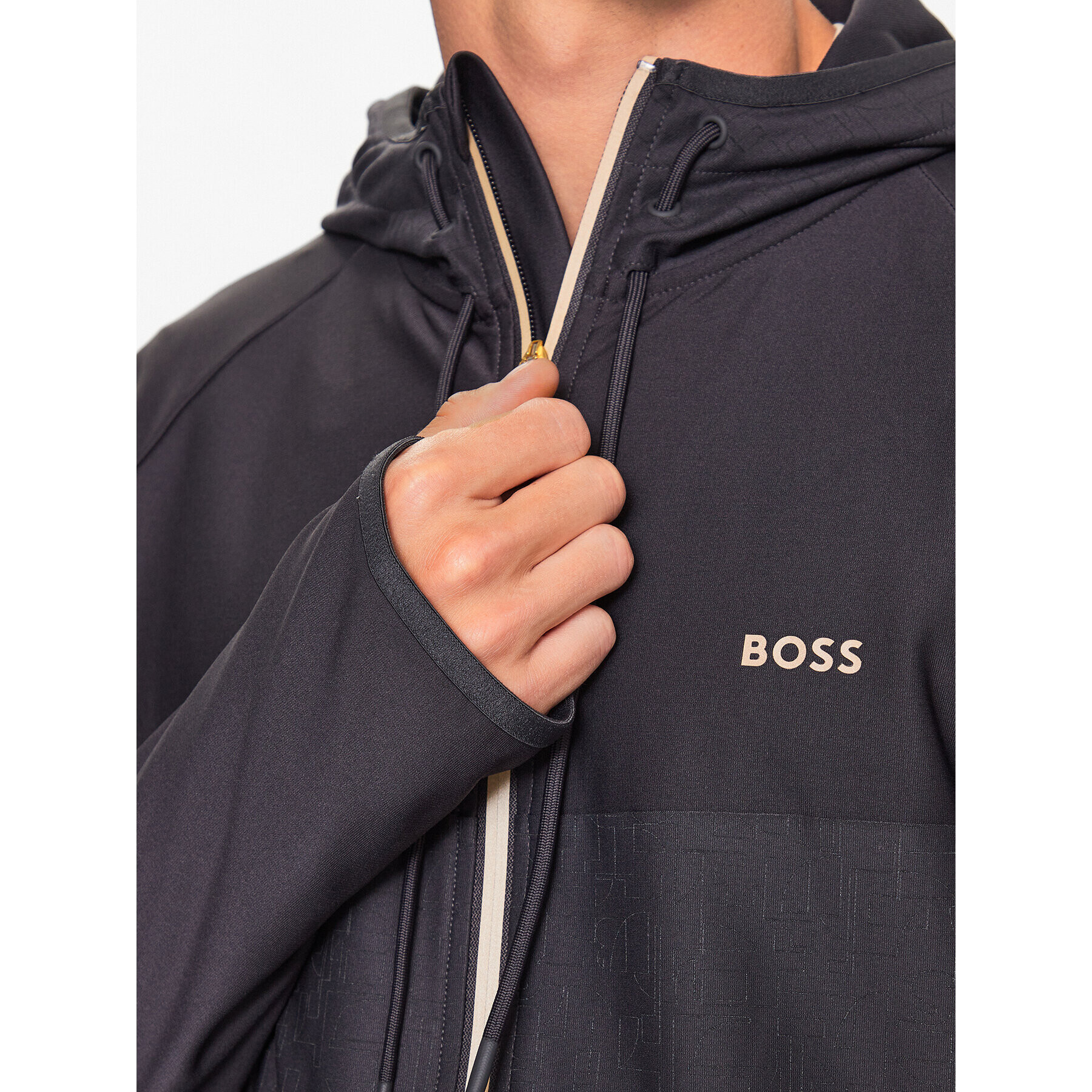 Boss Преходно яке Sicon Active 50493465 Сив Slim Fit - Pepit.bg