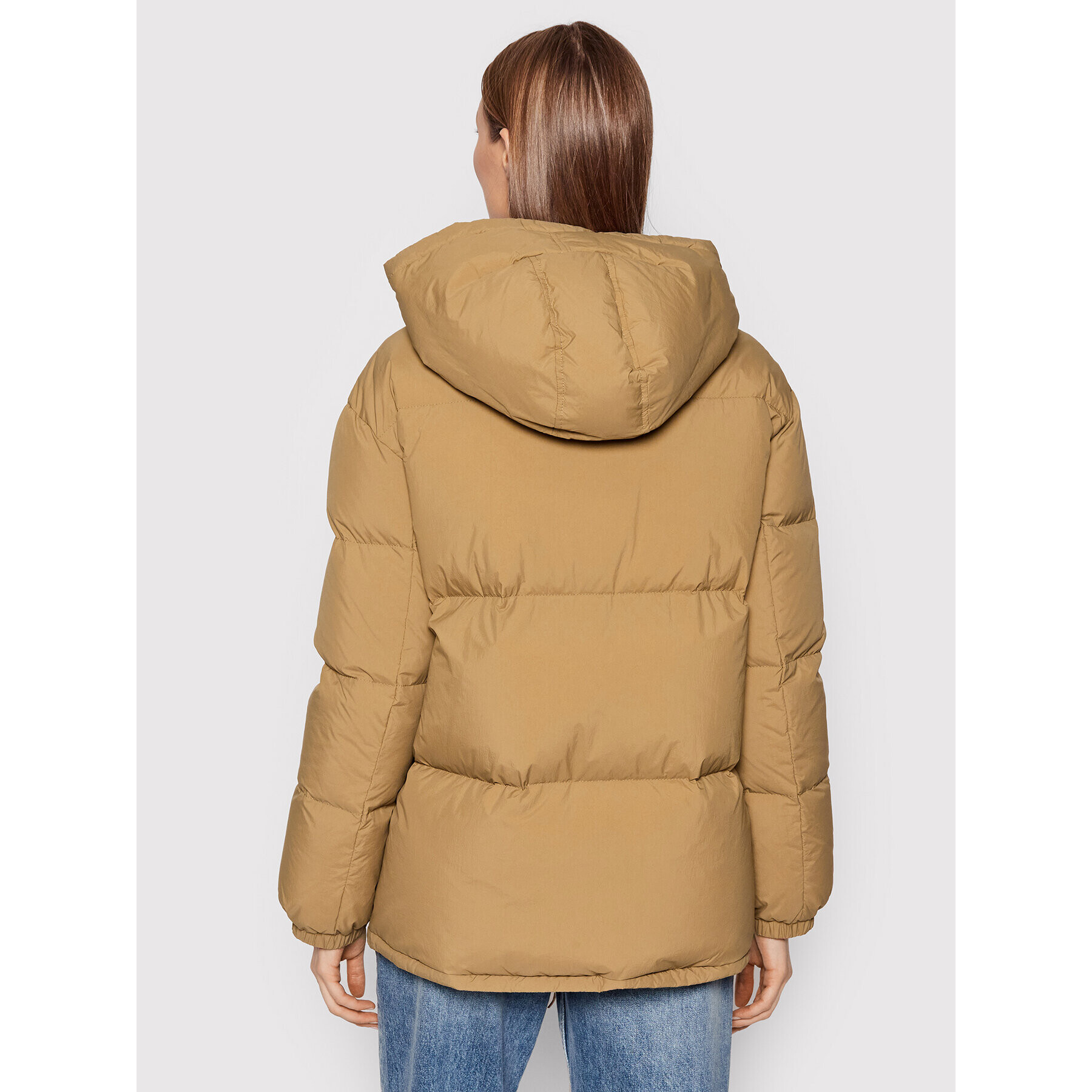 Boss Пухено яке C_Patinara 50457983 Кафяв Regular Fit - Pepit.bg