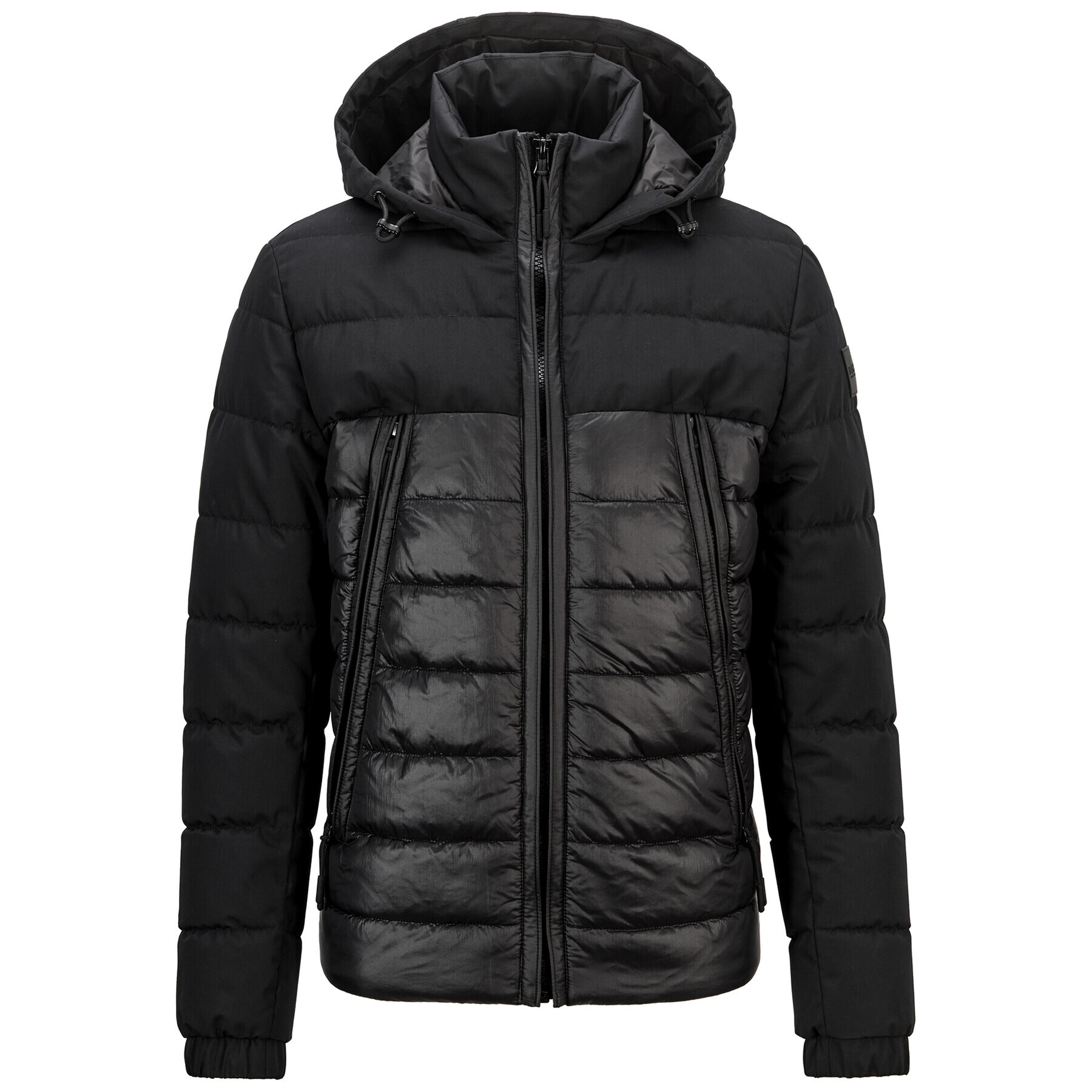 Boss Пухено яке Cerano 50444501 Черен Regular Fit - Pepit.bg