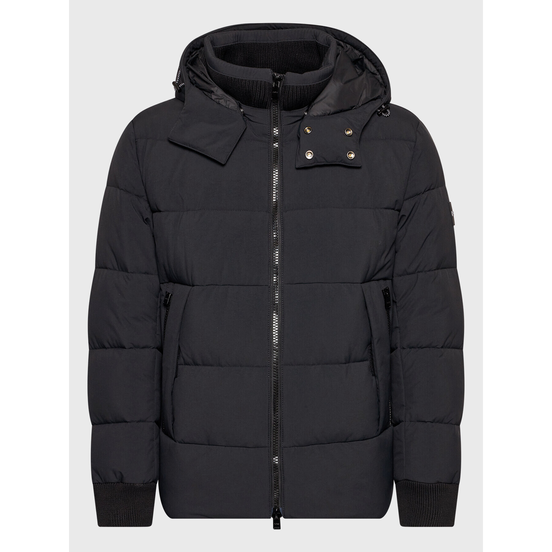 Boss Пухено яке Corleon1 50478378 Черен Regular Fit - Pepit.bg