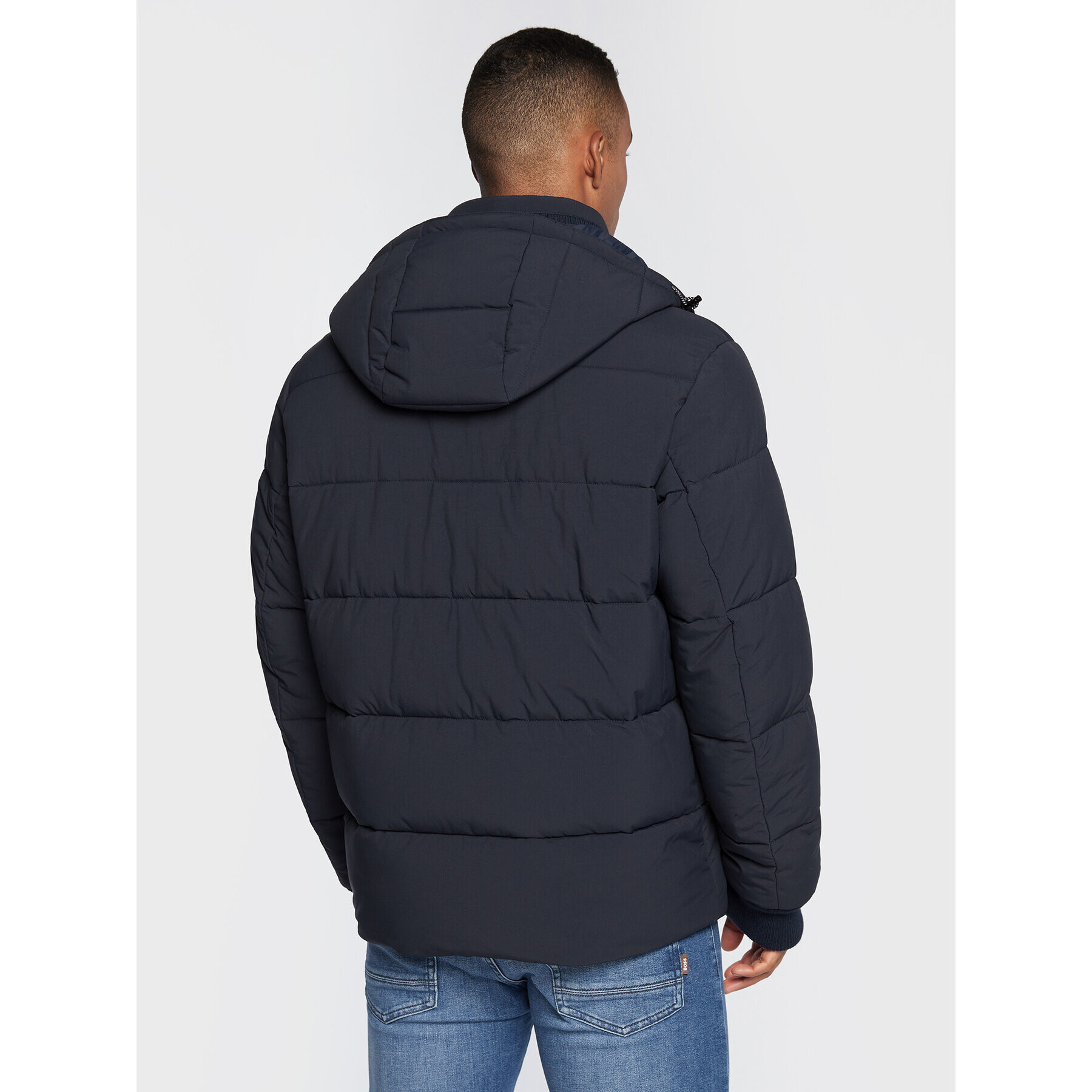 Boss Пухено яке Corleon1 50478378 Тъмносин Regular Fit - Pepit.bg
