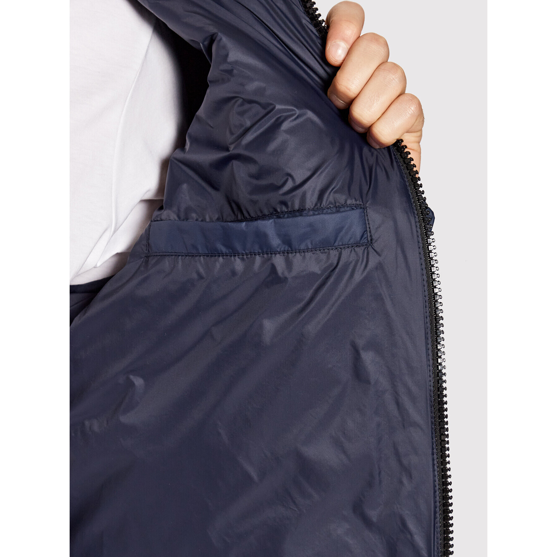 Boss Пухено яке Darolus 50464308 Тъмносин Regular Fit - Pepit.bg
