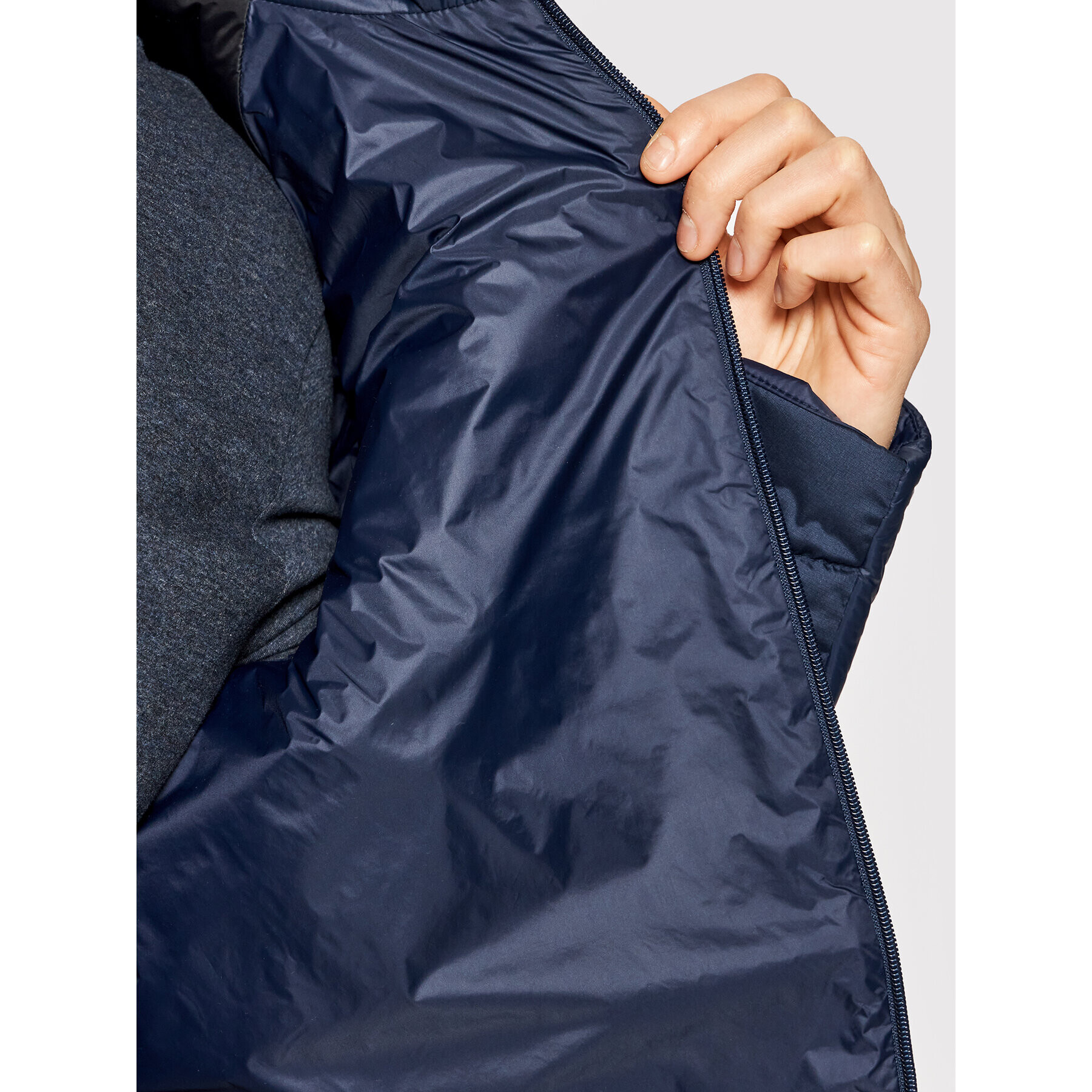 Boss Пухено яке J_Marson 50454958 Тъмносин Regular Fit - Pepit.bg