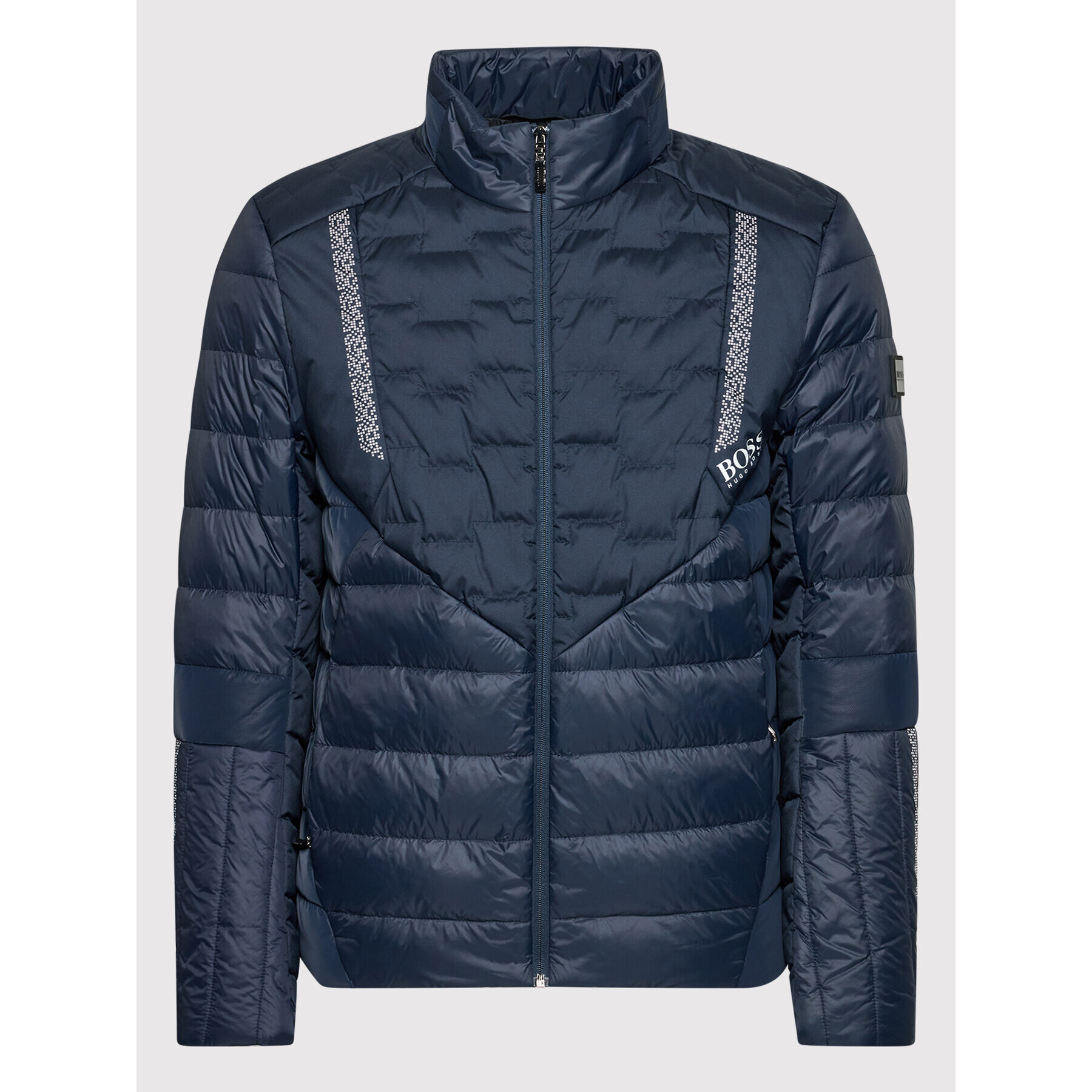 Boss Пухено яке J_Marson 50454958 Тъмносин Regular Fit - Pepit.bg