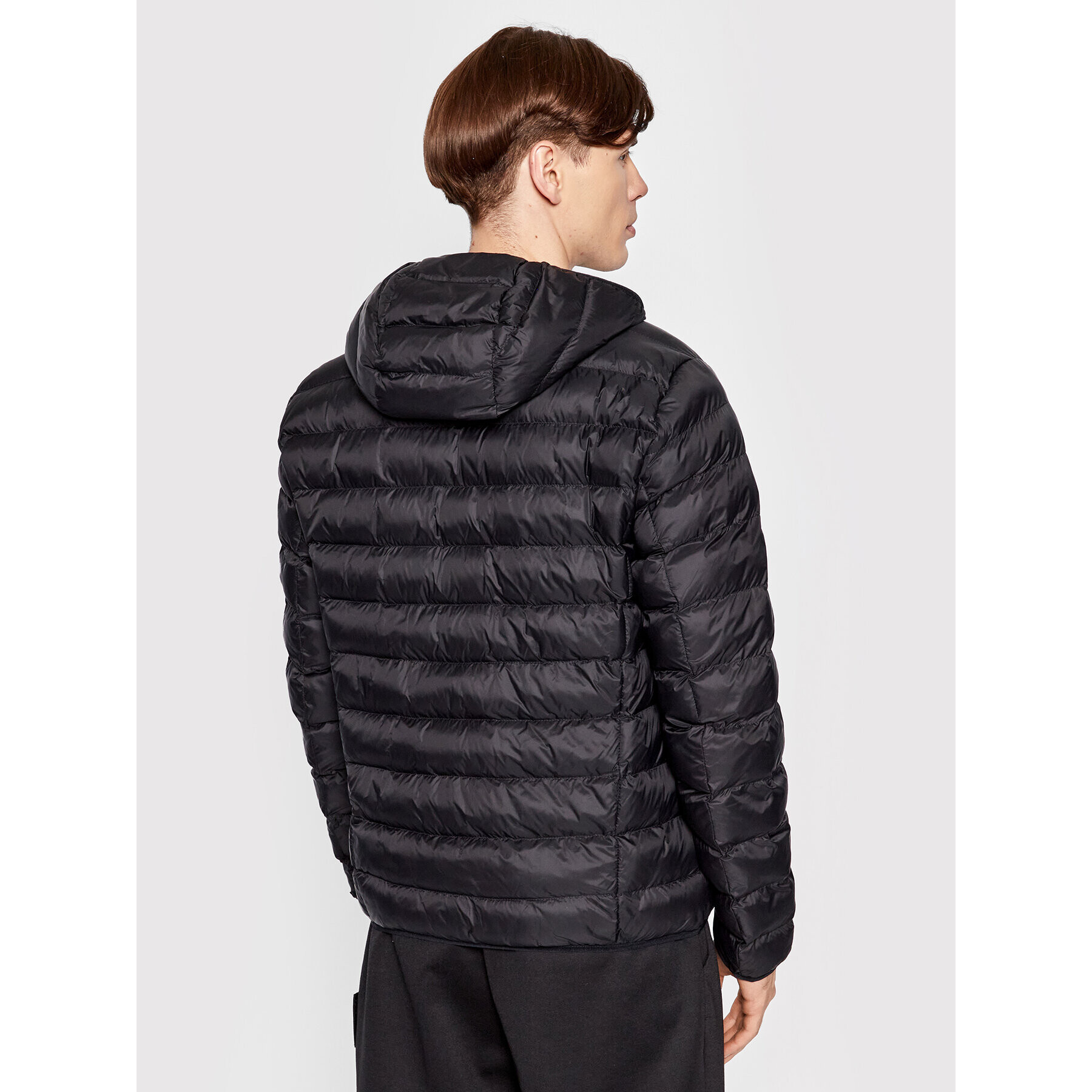 Boss Пухено яке J_Thor 50472472 Черен Regular Fit - Pepit.bg