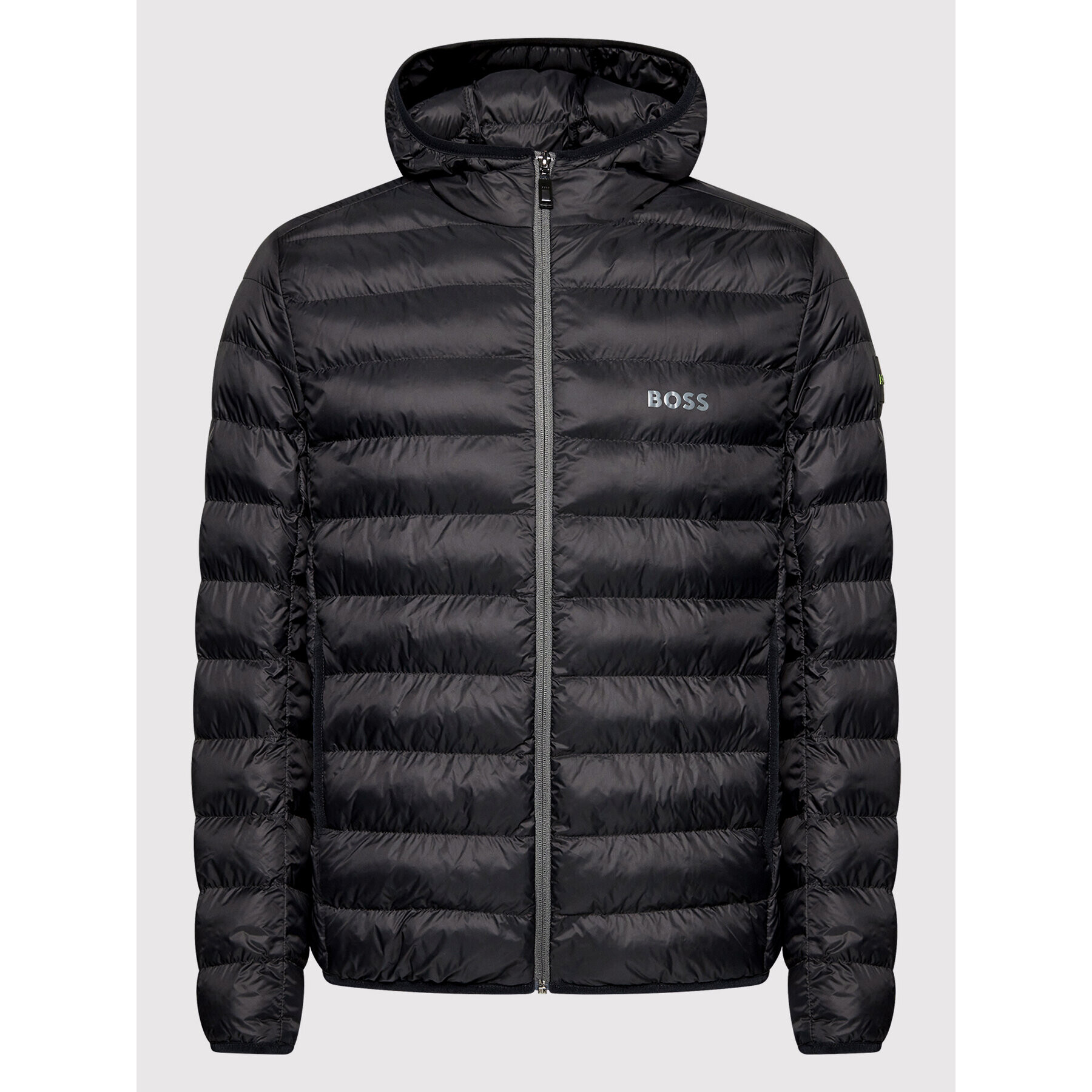 Boss Пухено яке J_Thor 50472472 Черен Regular Fit - Pepit.bg