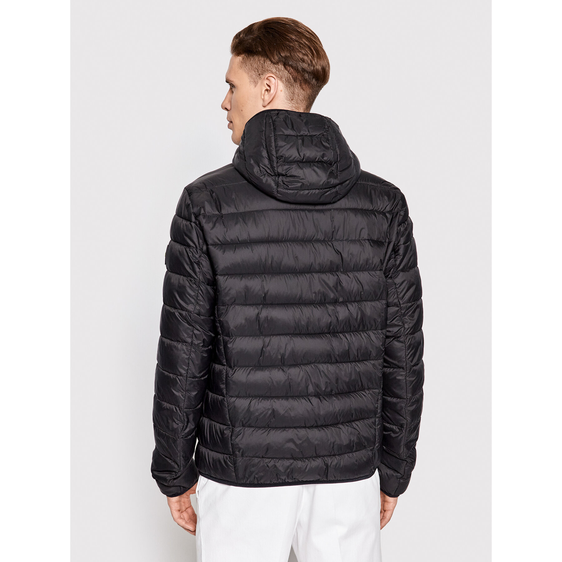 Boss Пухено яке J_Thor 50472472 Черен Regular Fit - Pepit.bg
