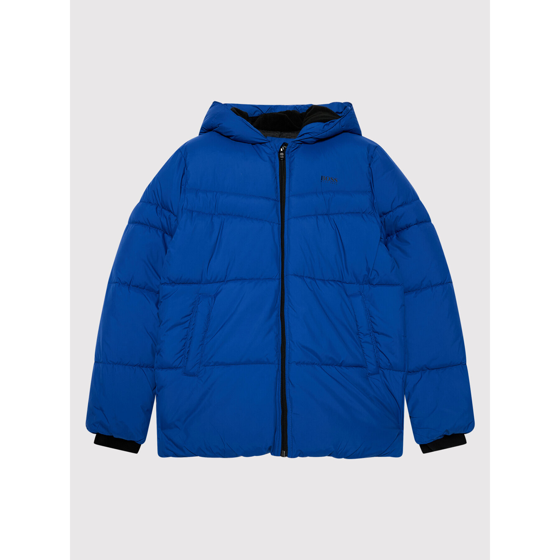 Boss Пухено яке J26458 D Син Regular Fit - Pepit.bg