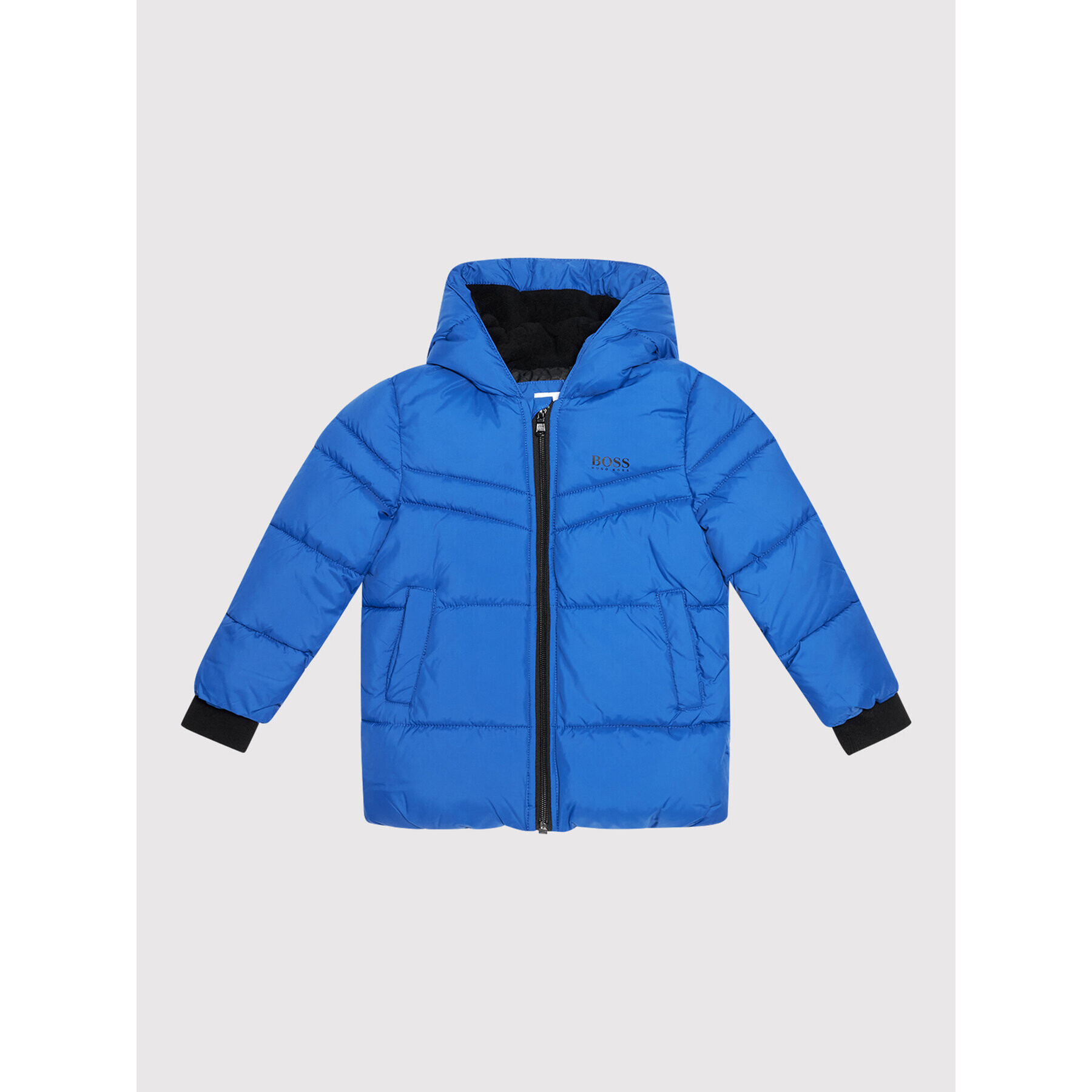 Boss Пухено яке J26458 M Син Regular Fit - Pepit.bg