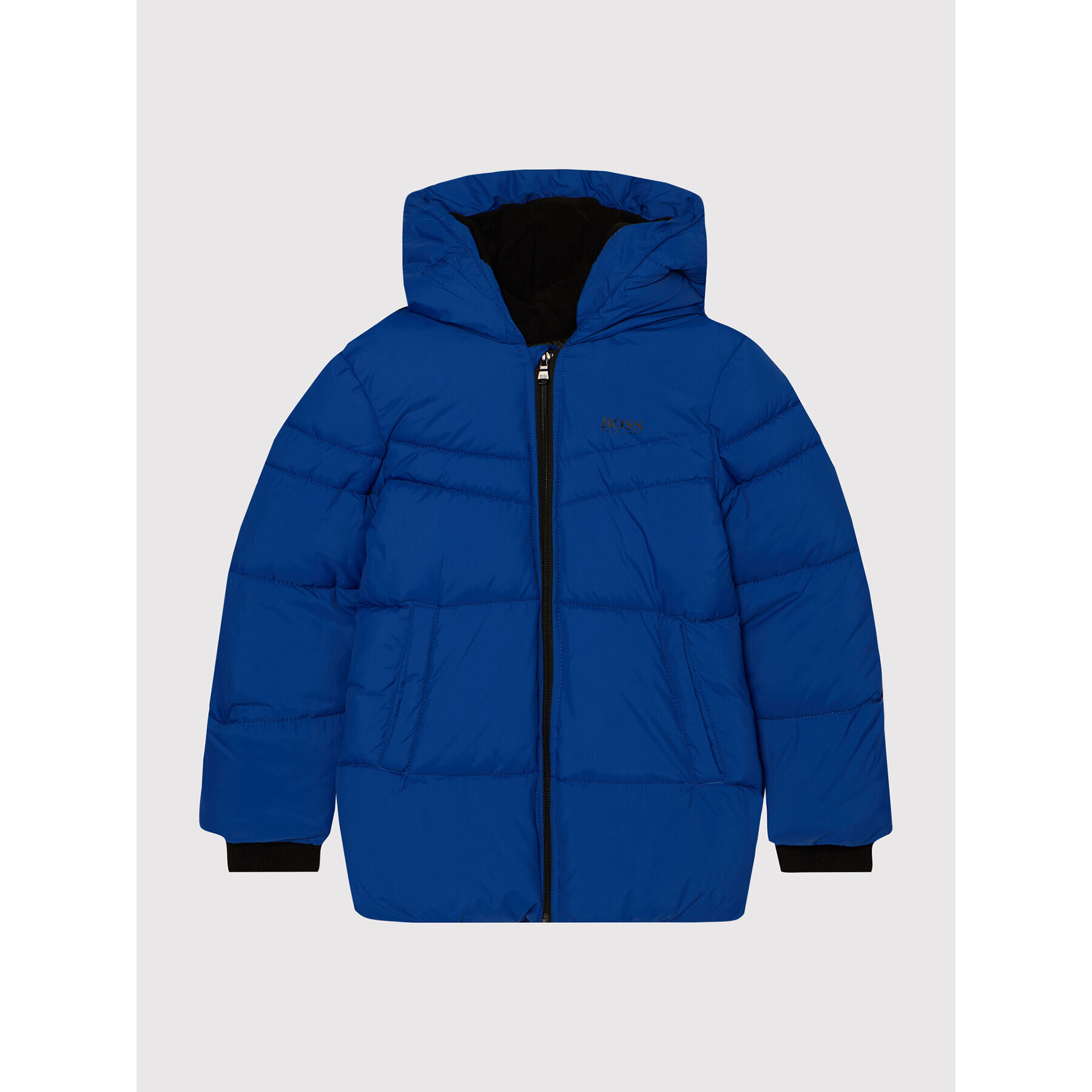 Boss Пухено яке J26458 S Син Regular Fit - Pepit.bg