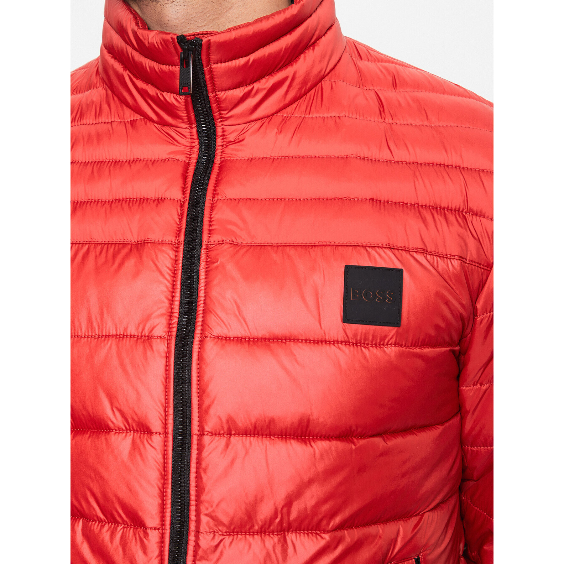 Boss Пухено яке 50496766 Червен Regular Fit - Pepit.bg