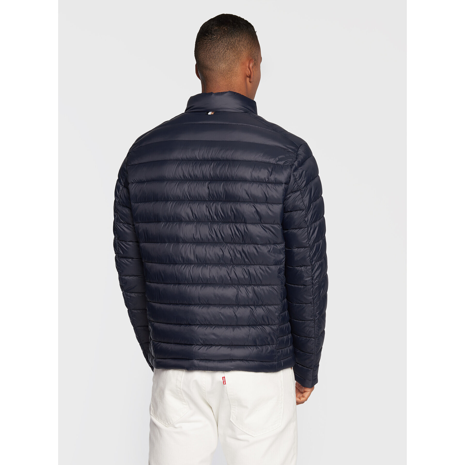 Boss Пухено яке Calanos 50481548 Тъмносин Regular Fit - Pepit.bg
