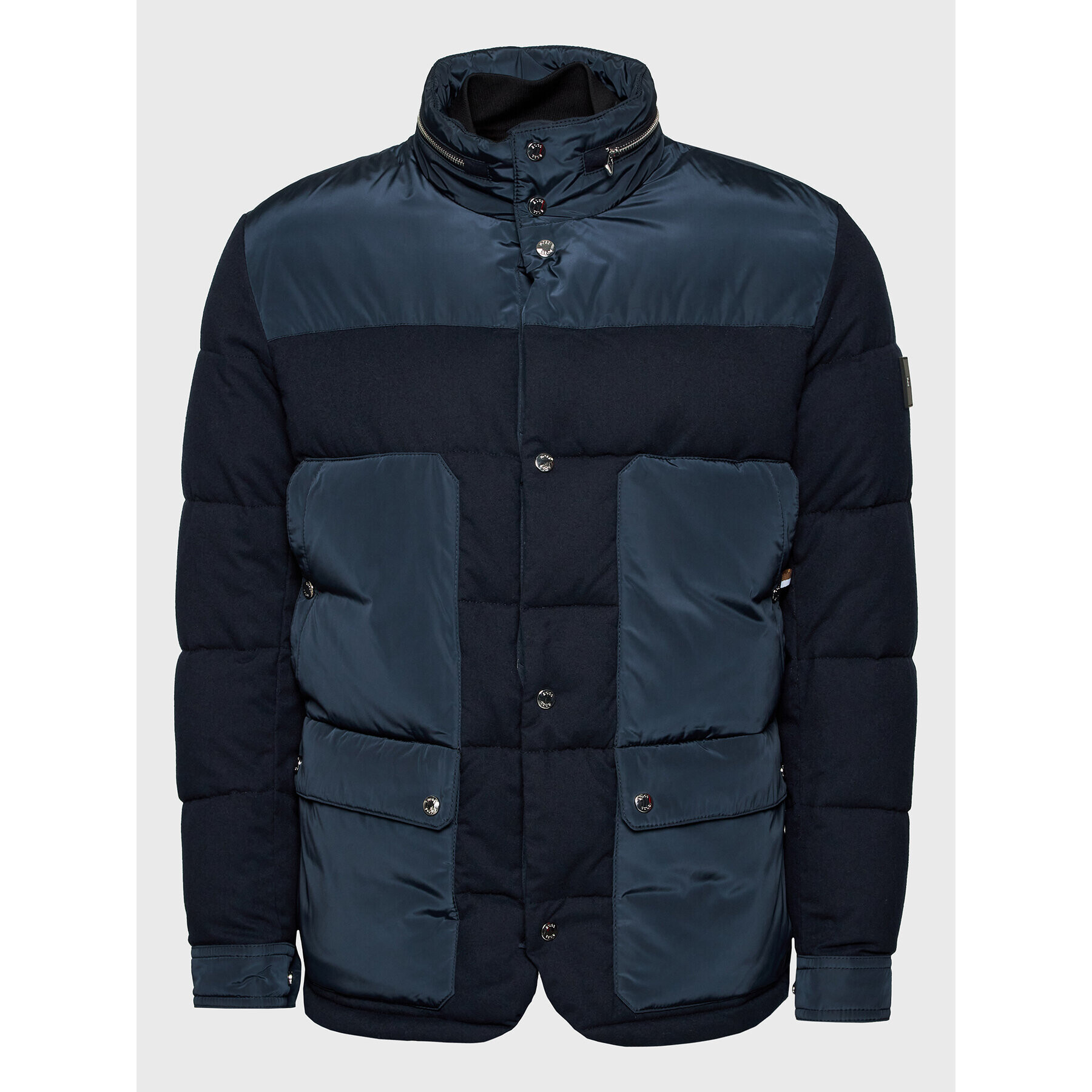Boss Пухено яке Callahn 50473129 Тъмносин Regular Fit - Pepit.bg