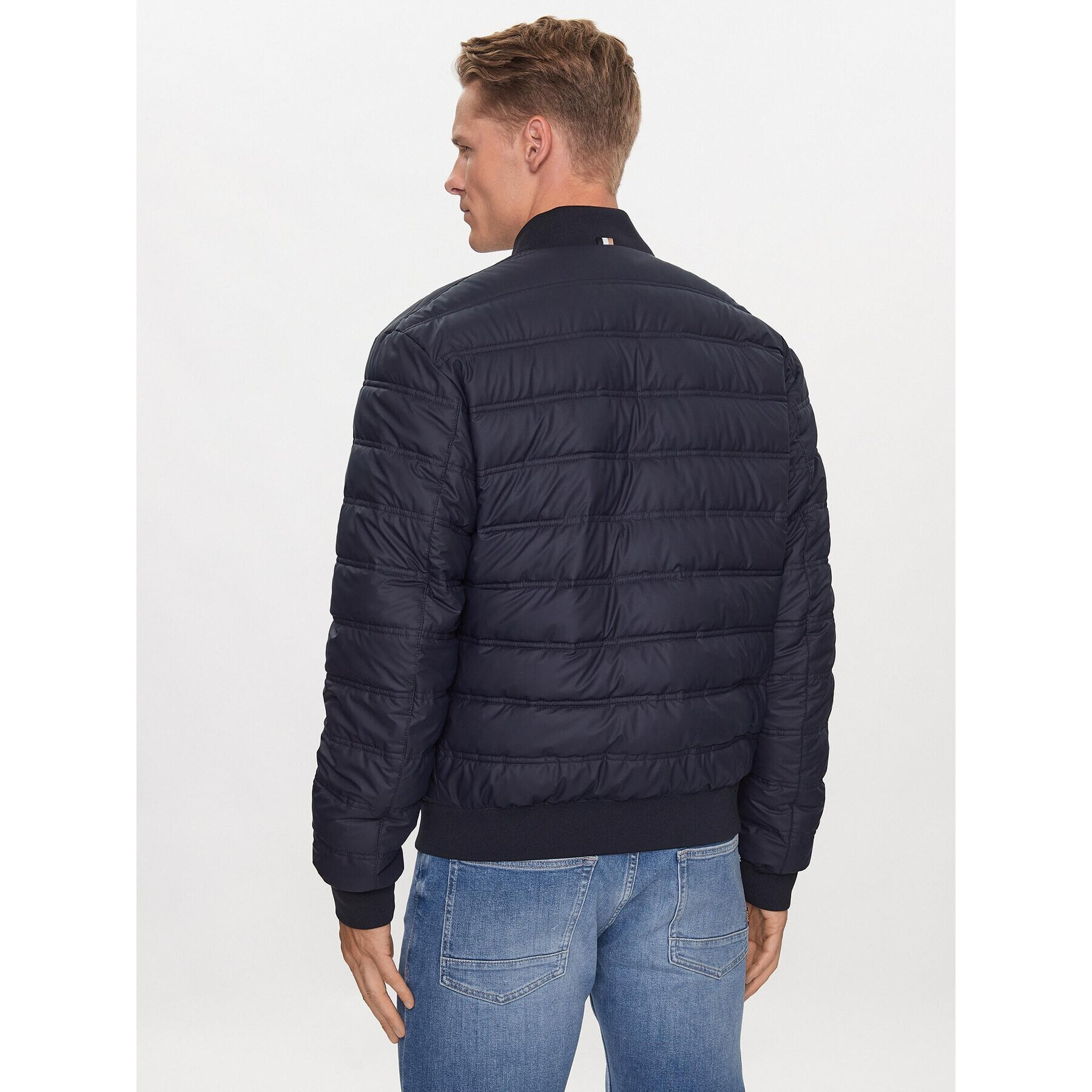 Boss Пухено яке Caradoc 50493693 Тъмносин Regular Fit - Pepit.bg