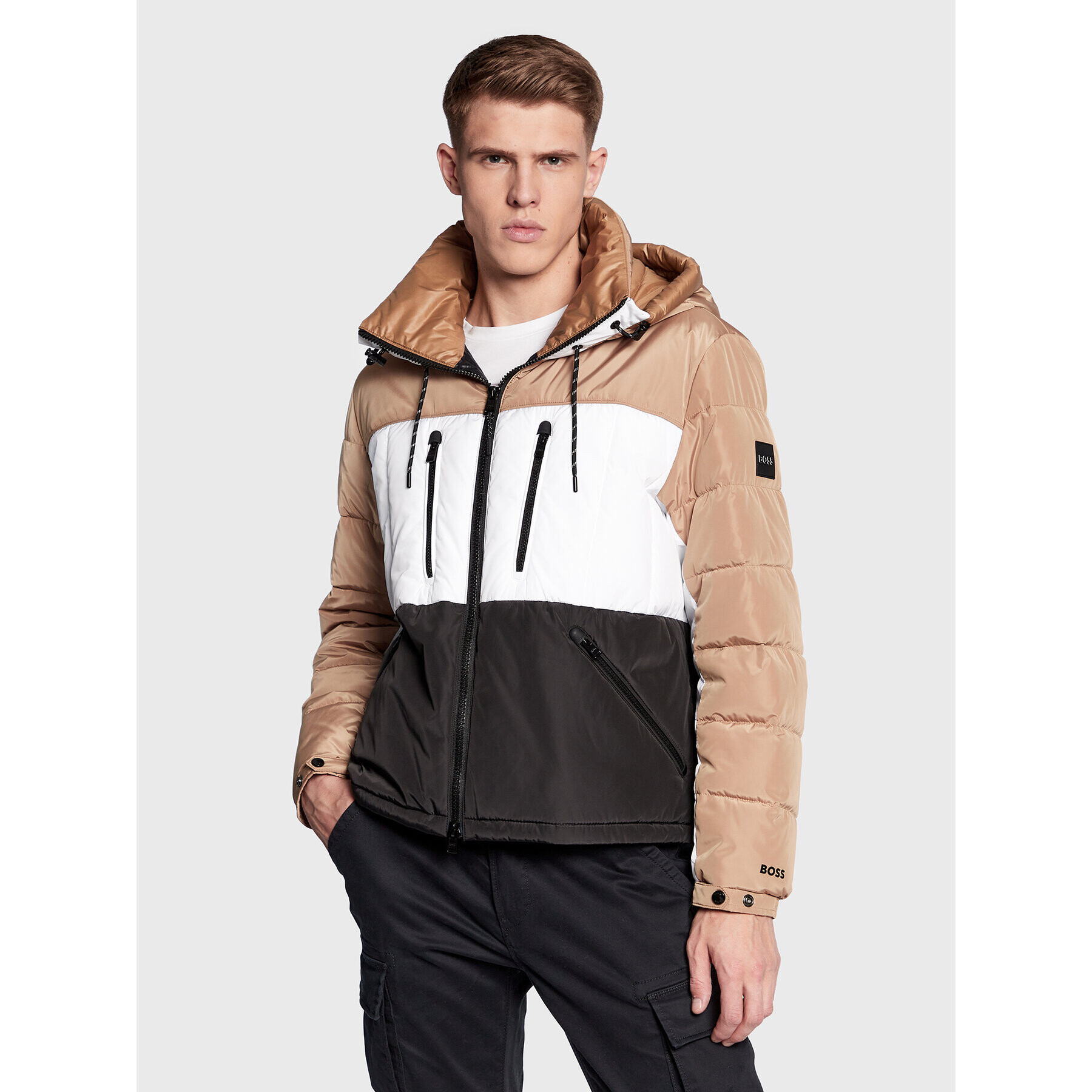Boss Пухено яке Celindros 50475830 Цветен Regular Fit - Pepit.bg