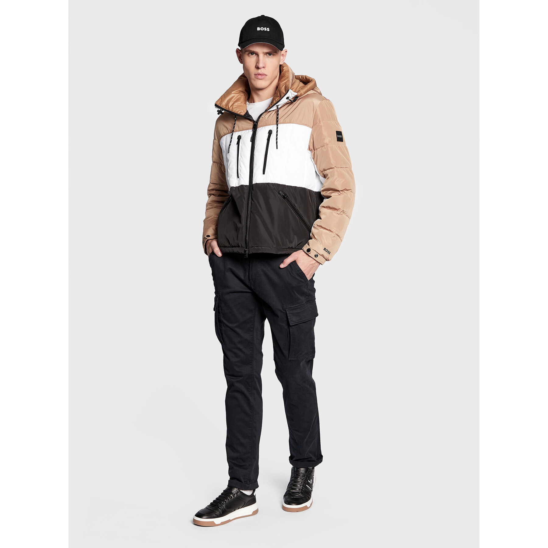 Boss Пухено яке Celindros 50475830 Цветен Regular Fit - Pepit.bg