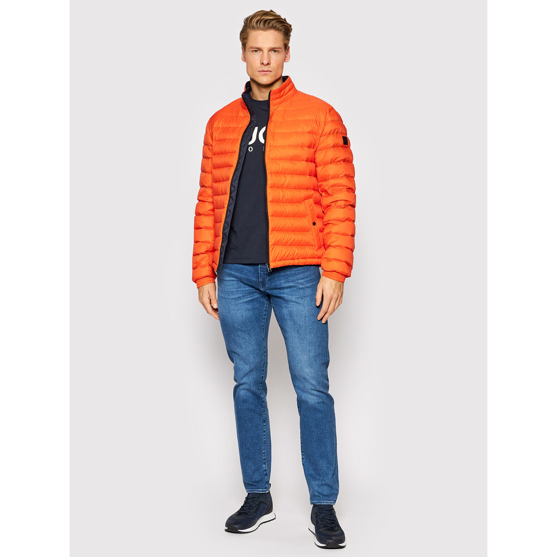 Boss Пухено яке Chorus 50448695 Оранжев Regular Fit - Pepit.bg