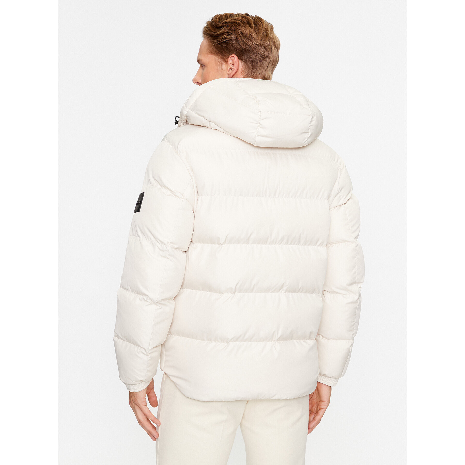 Boss Пухено яке Corbinian 50497836 Екрю Regular Fit - Pepit.bg