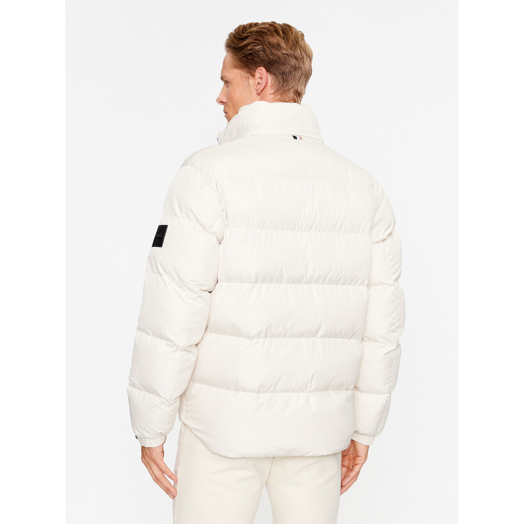 Boss Пухено яке Corbinian 50497836 Екрю Regular Fit - Pepit.bg