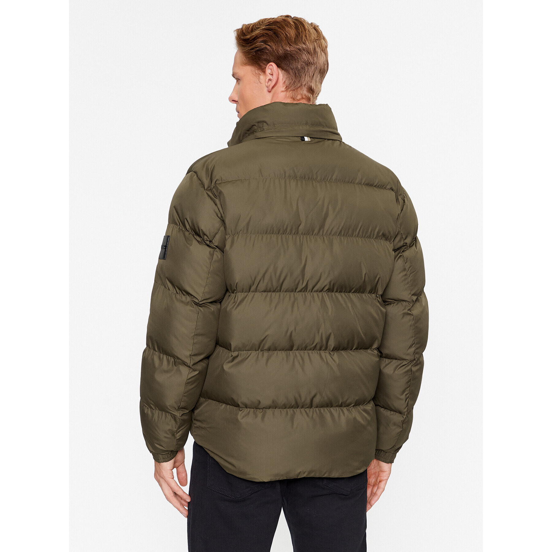 Boss Пухено яке Corbinian 50497836 Зелен Regular Fit - Pepit.bg