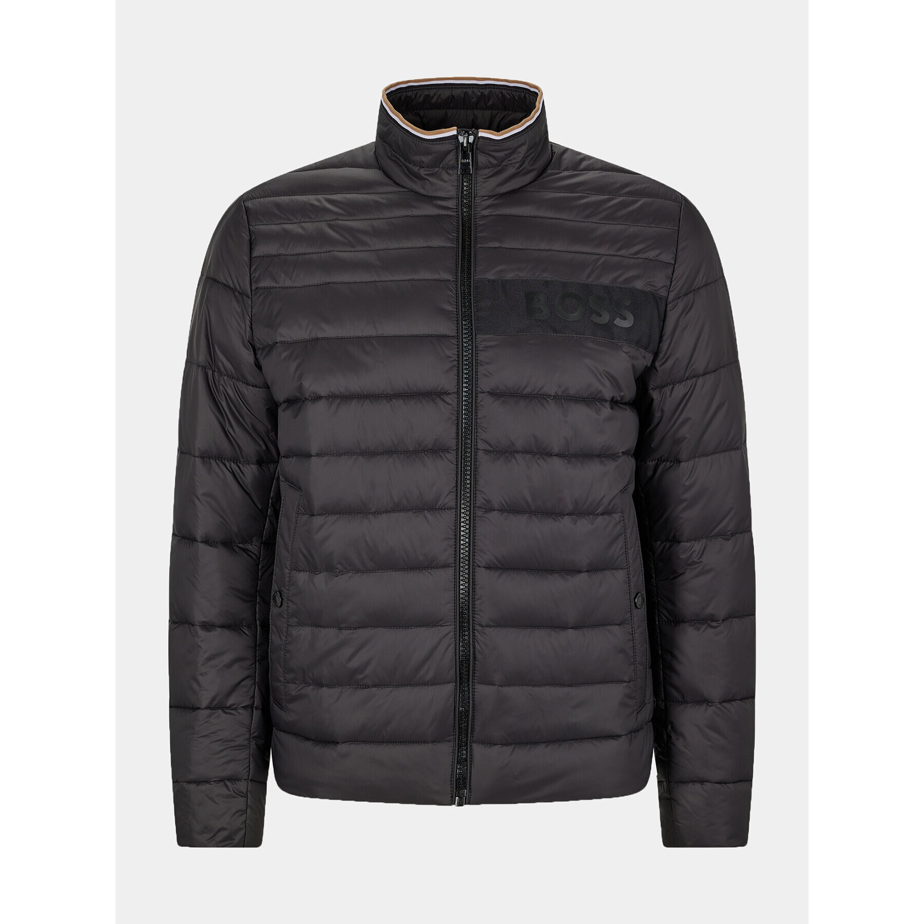 Boss Пухено яке Darolus 50464308 Черен Regular Fit - Pepit.bg