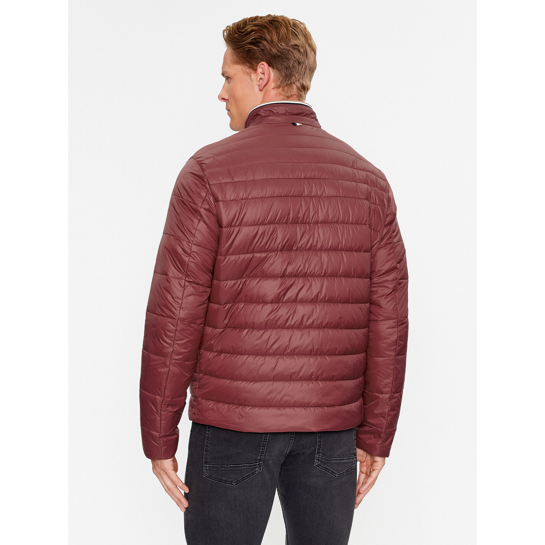 Boss Пухено яке Darolus 50464308 Червен Regular Fit - Pepit.bg