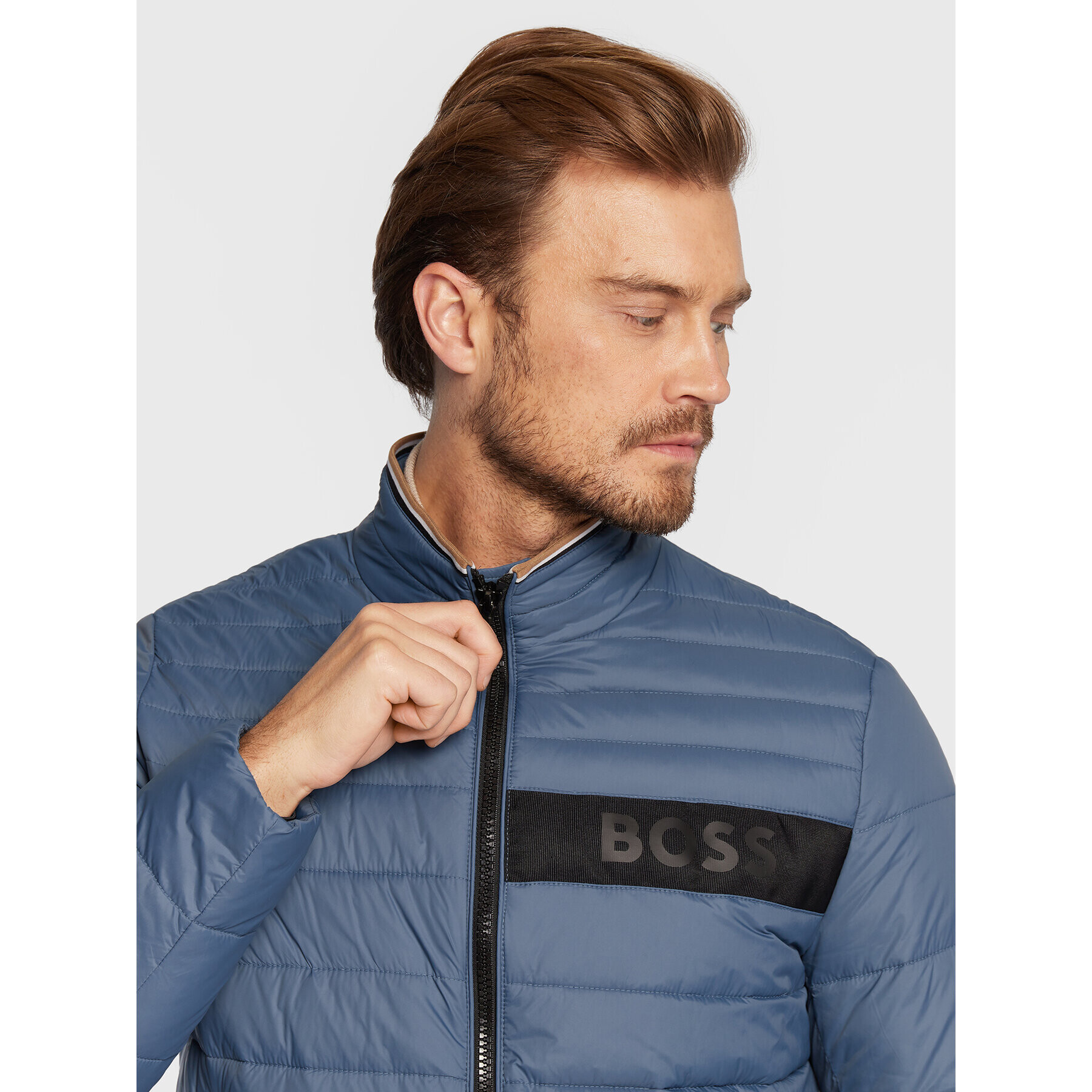Boss Пухено яке Darolus 50464308 Син Regular Fit - Pepit.bg