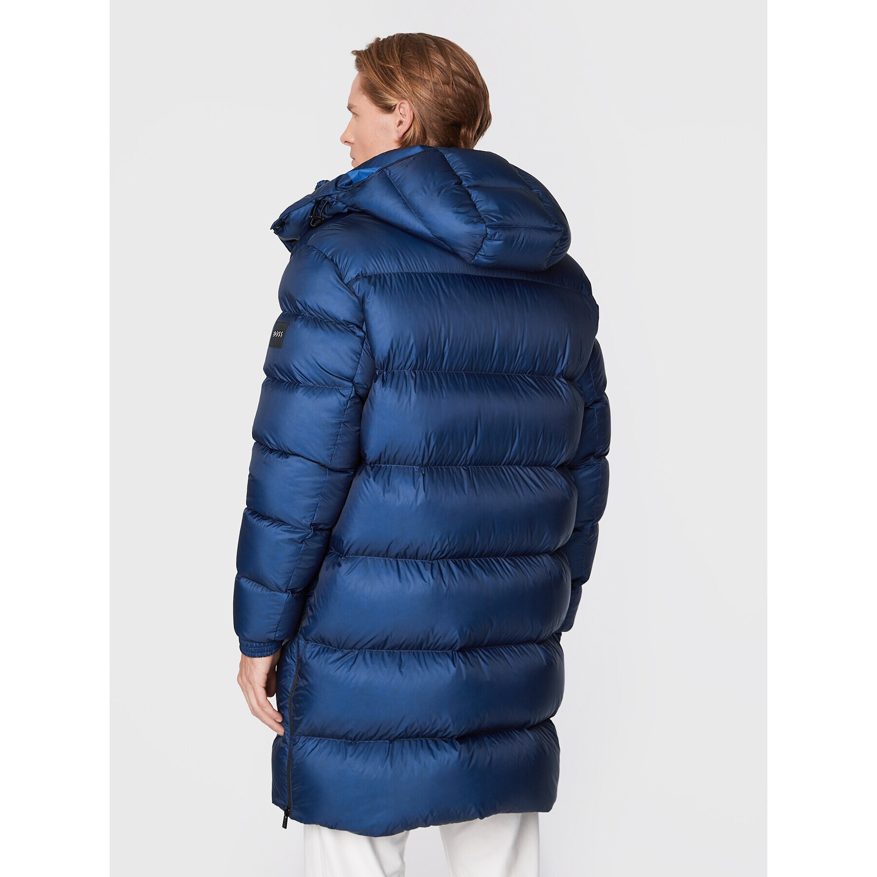 Boss Пухено яке Donden 50476213 Тъмносин Regular Fit - Pepit.bg