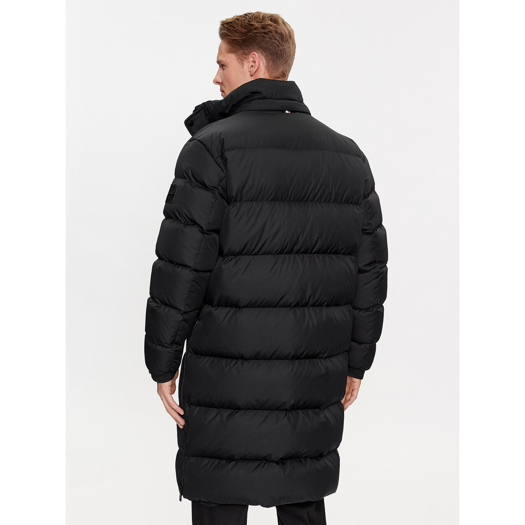 Boss Пухено яке Donden4 50499795 Черен Relaxed Fit - Pepit.bg