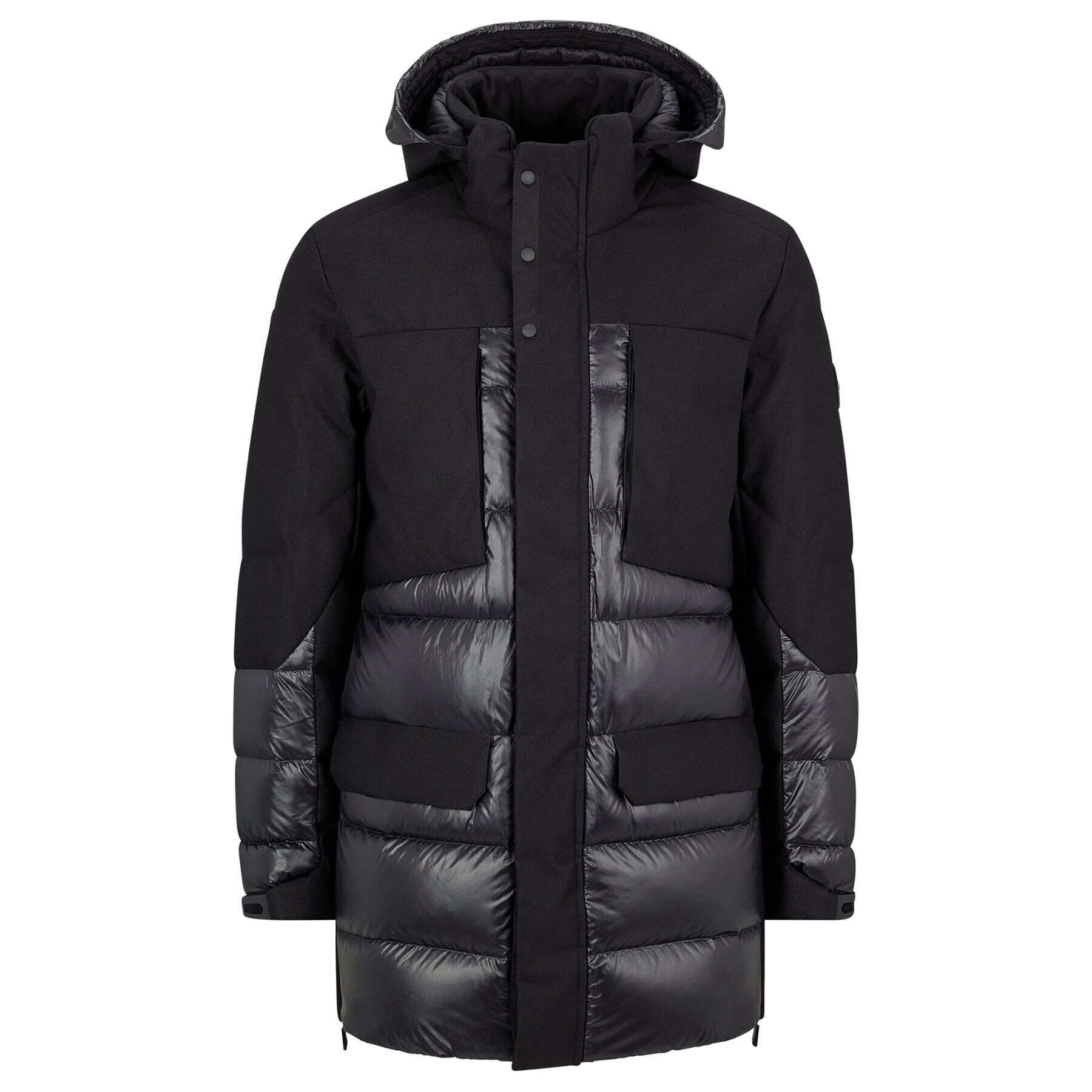 Boss Пухено яке J_Arviko 50475013 Черен Regular Fit - Pepit.bg