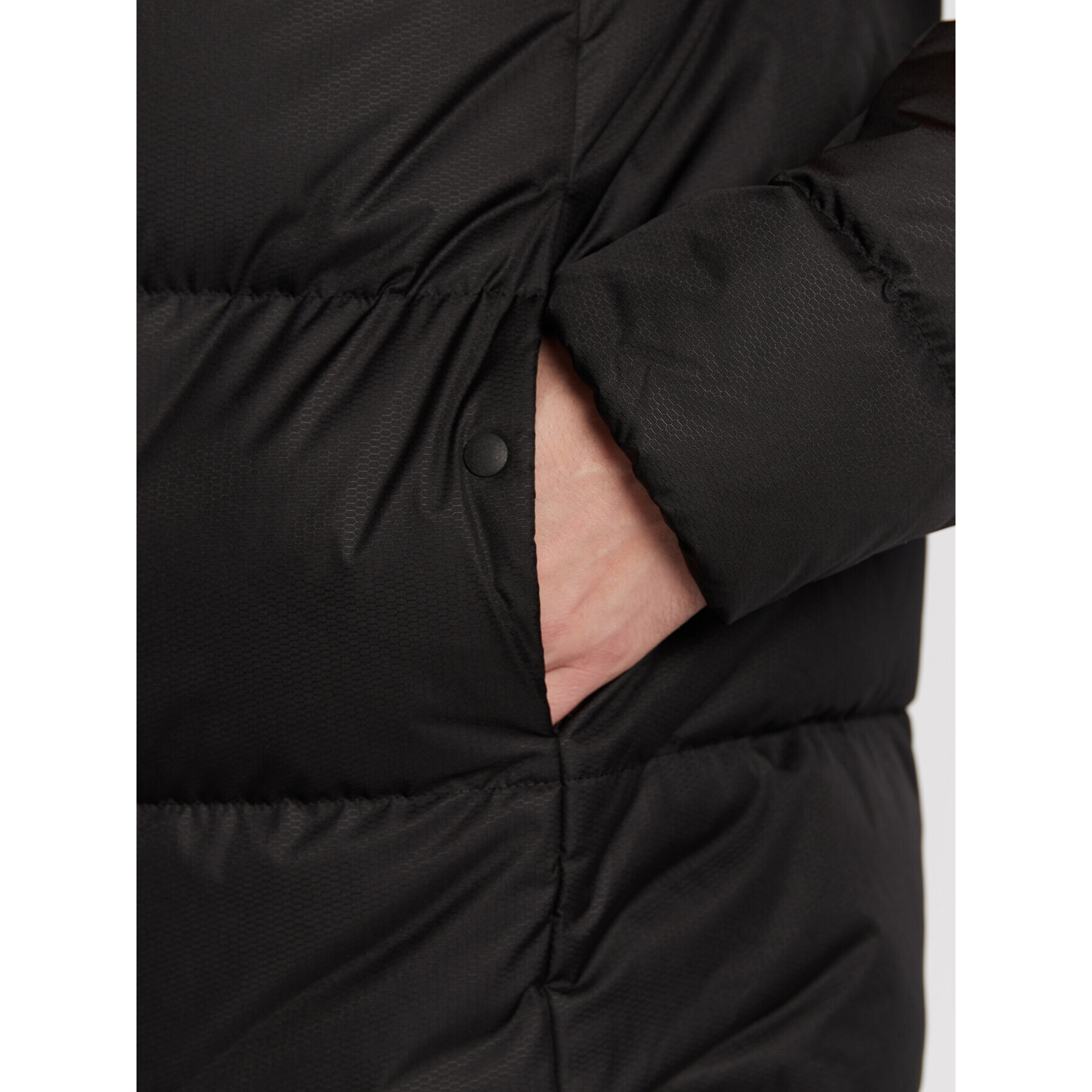 Boss Пухено яке J_Hamar 50476274 Черен Regular Fit - Pepit.bg