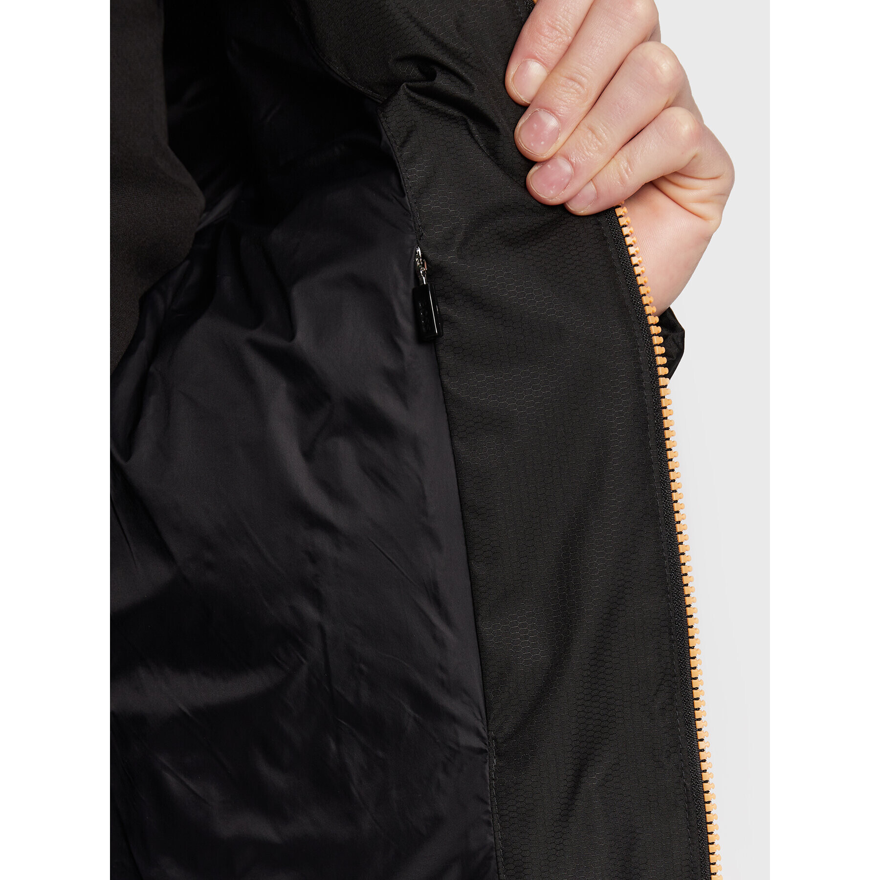 Boss Пухено яке J_Hamar 50476274 Черен Regular Fit - Pepit.bg
