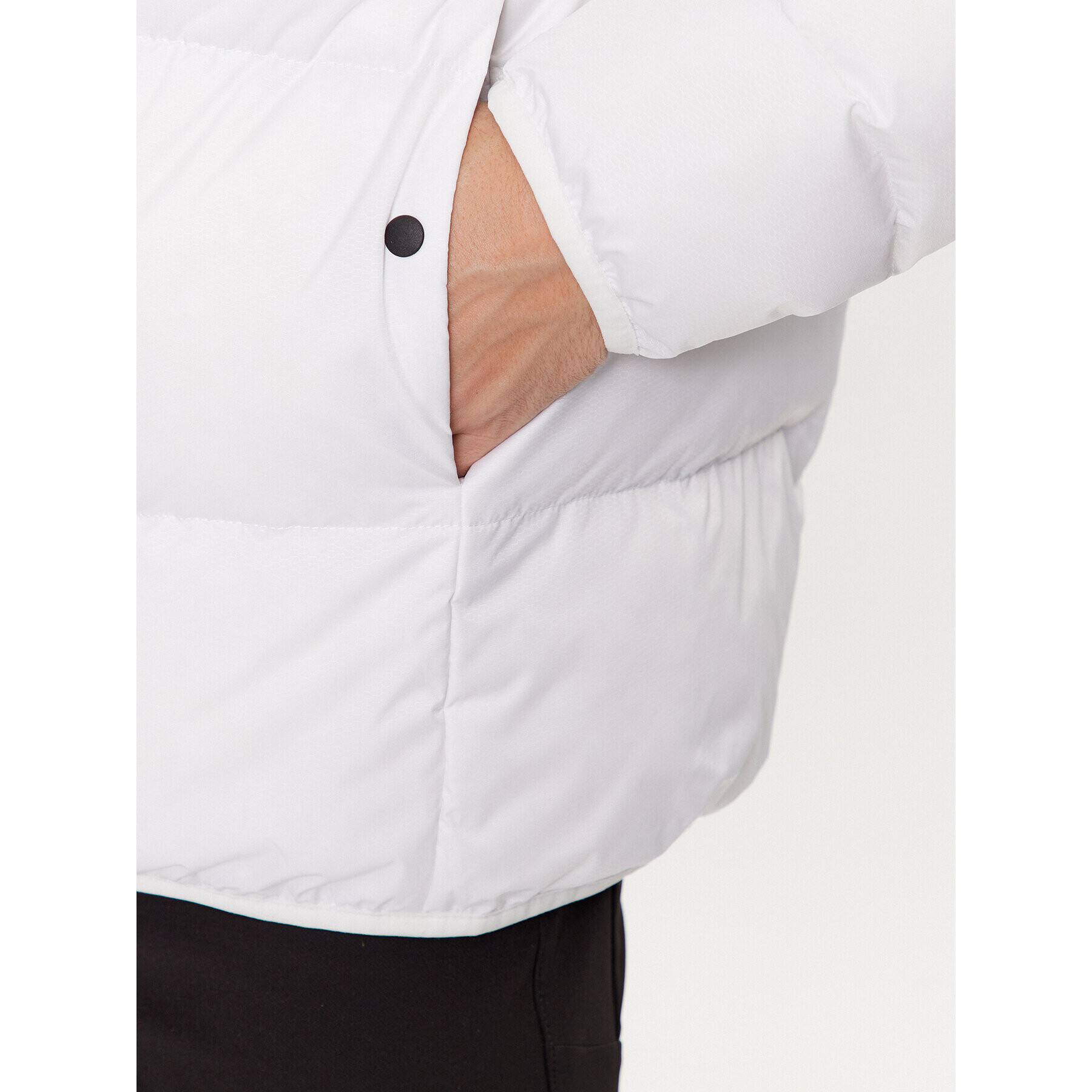Boss Пухено яке J_Hamar1 50497558 Бял Regular Fit - Pepit.bg