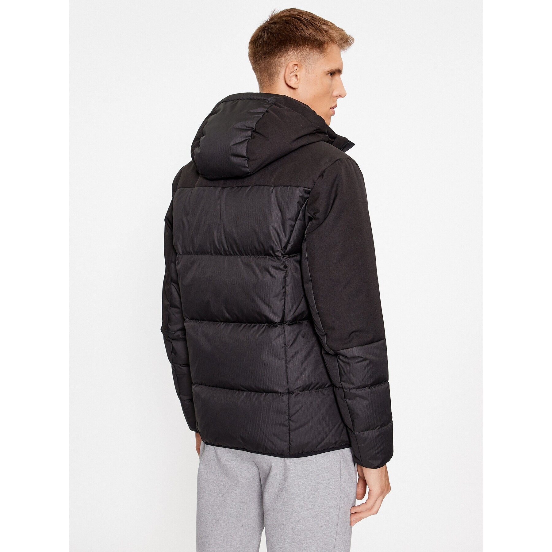 Boss Пухено яке J_Hamar1 50497558 Черен Regular Fit - Pepit.bg