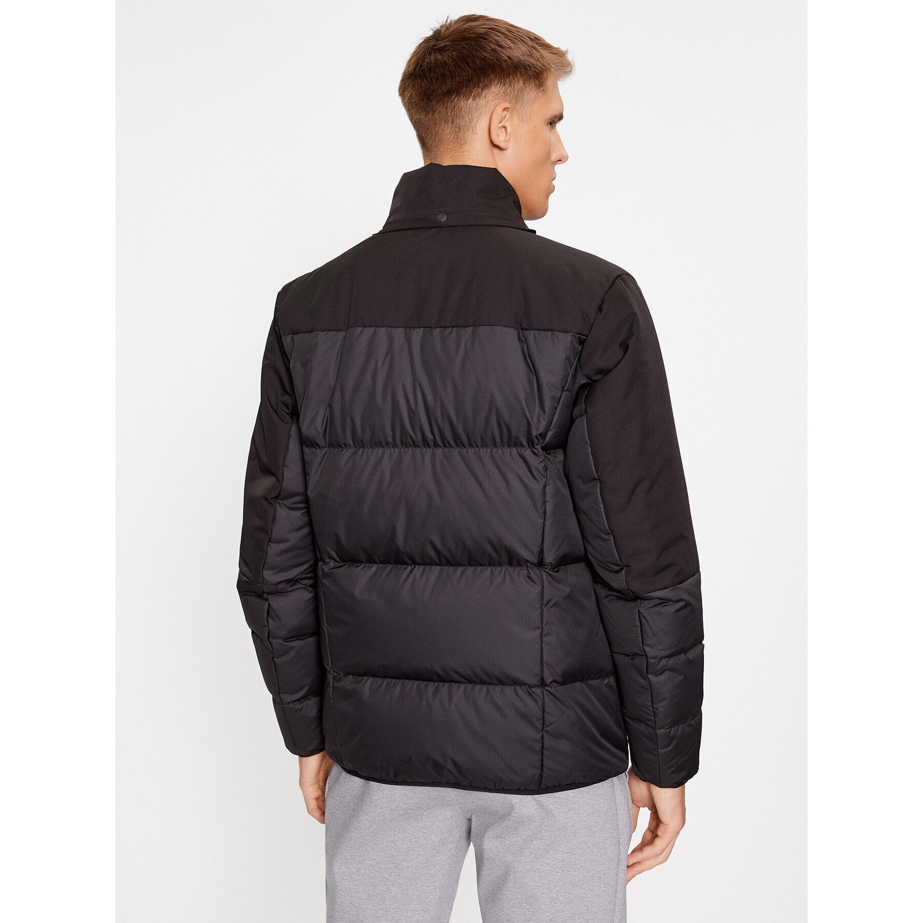 Boss Пухено яке J_Hamar1 50497558 Черен Regular Fit - Pepit.bg