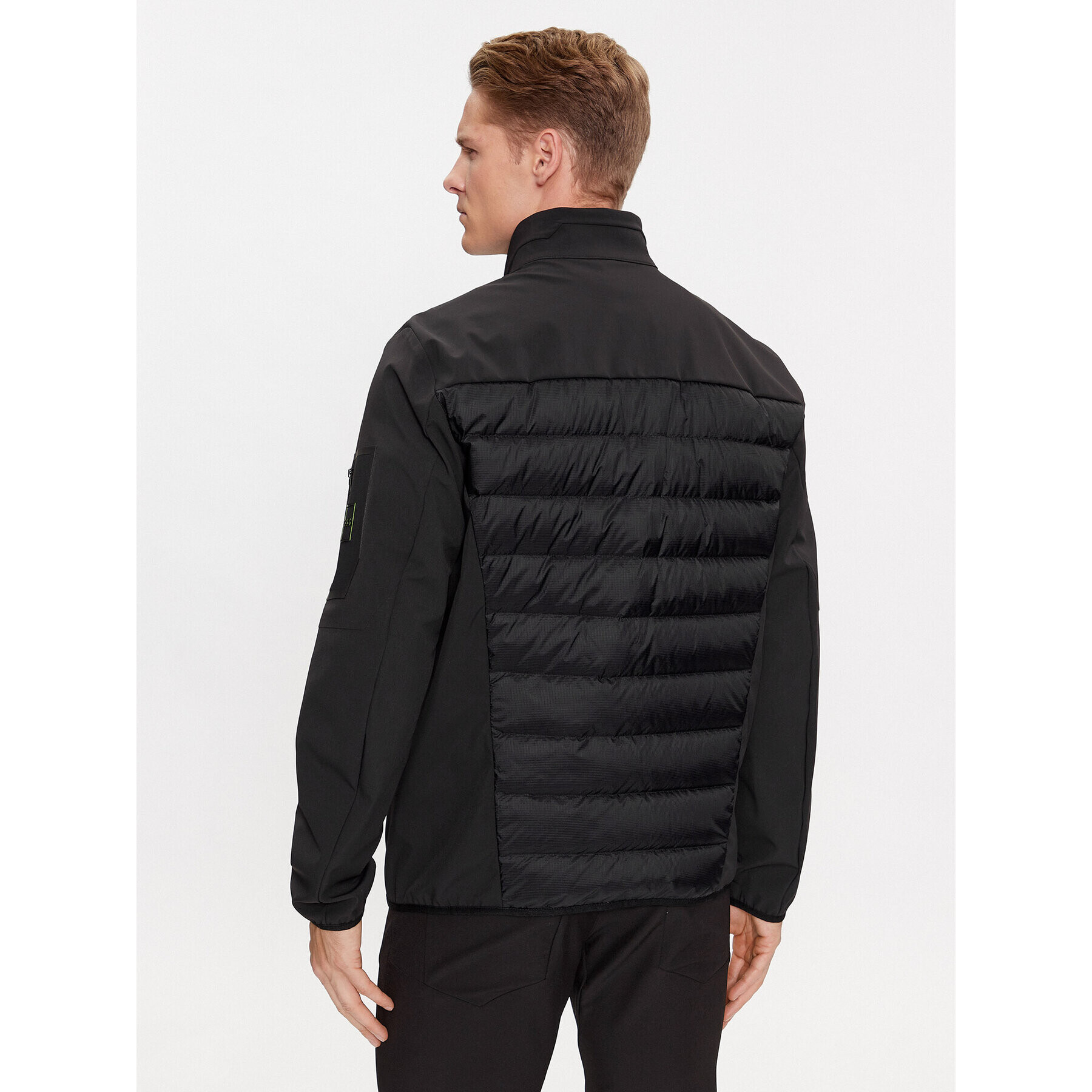 Boss Пухено яке J_Solana 50501448 Черен Regular Fit - Pepit.bg