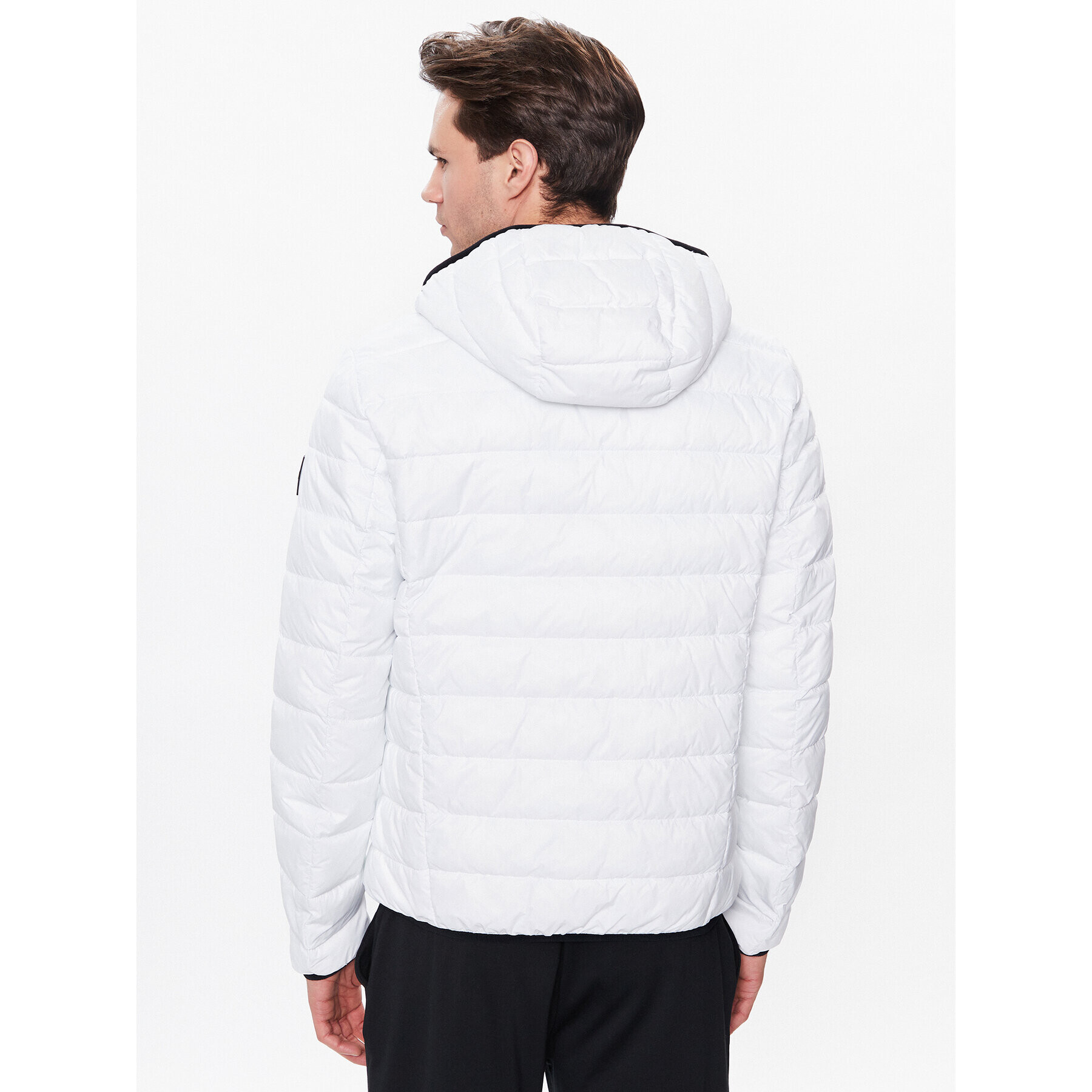Boss Пухено яке J_Thor 50472472 Бял Regular Fit - Pepit.bg