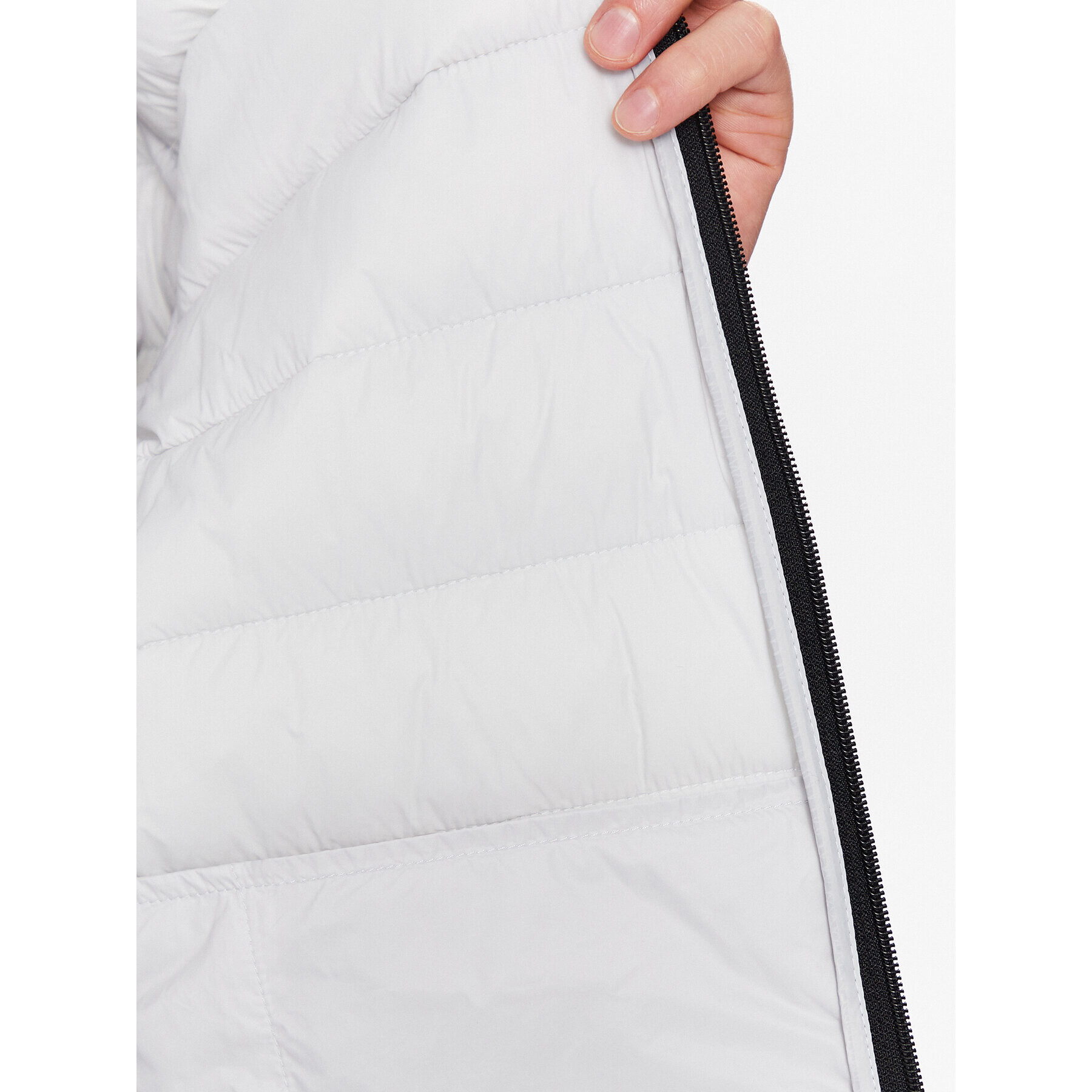Boss Пухено яке J_Thor 50472472 Бял Regular Fit - Pepit.bg