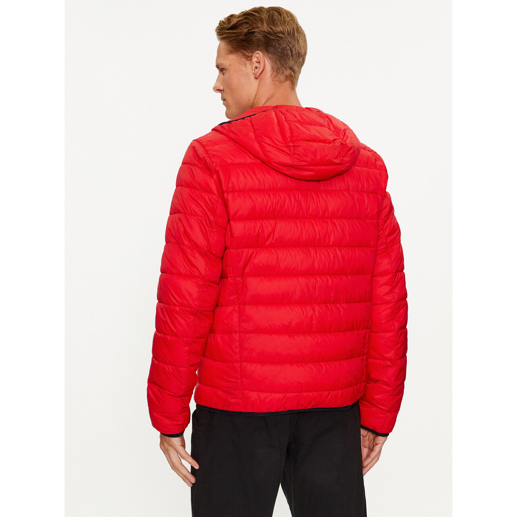 Boss Пухено яке J_Thor 50472472 Червен Regular Fit - Pepit.bg