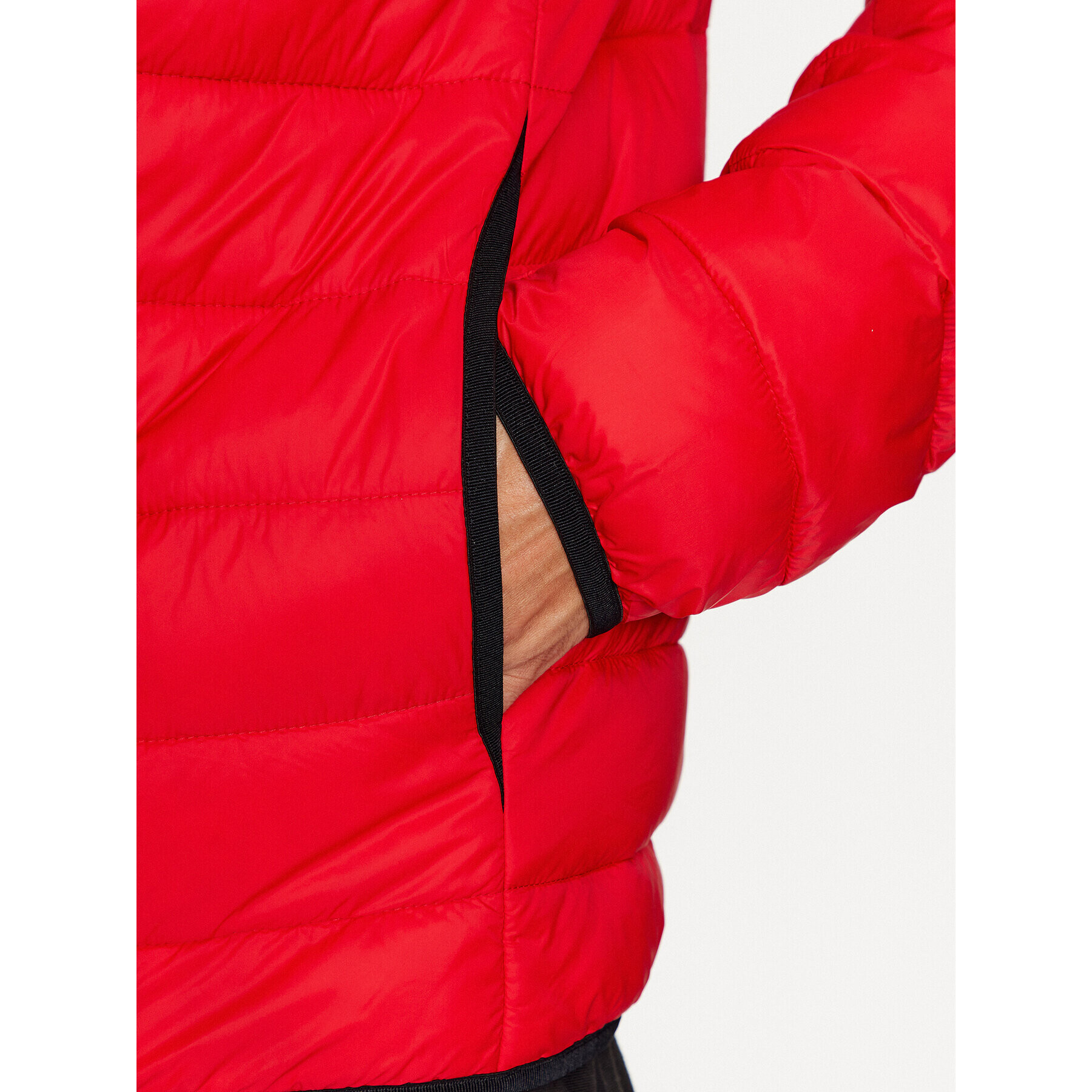 Boss Пухено яке J_Thor 50472472 Червен Regular Fit - Pepit.bg