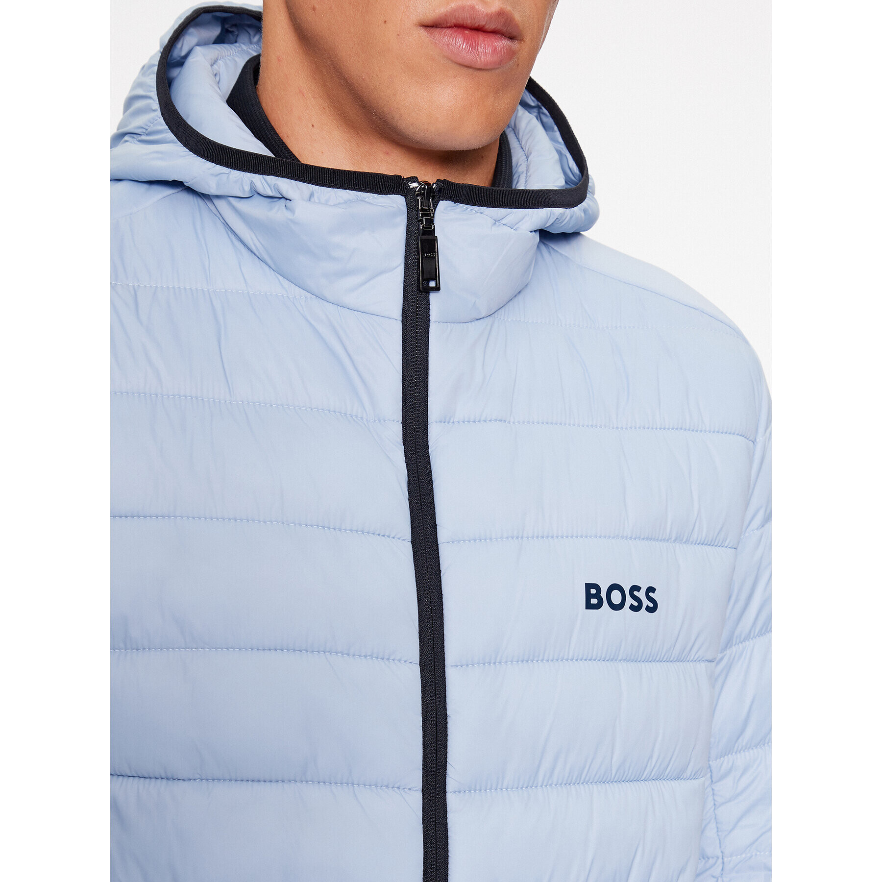 Boss Пухено яке J_Thor 50472472 Син Regular Fit - Pepit.bg