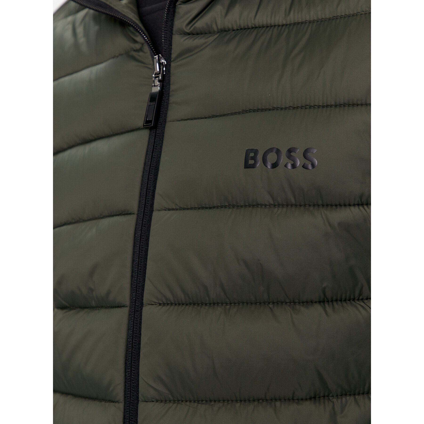 Boss Пухено яке J_Thor 50472472 Зелен Regular Fit - Pepit.bg