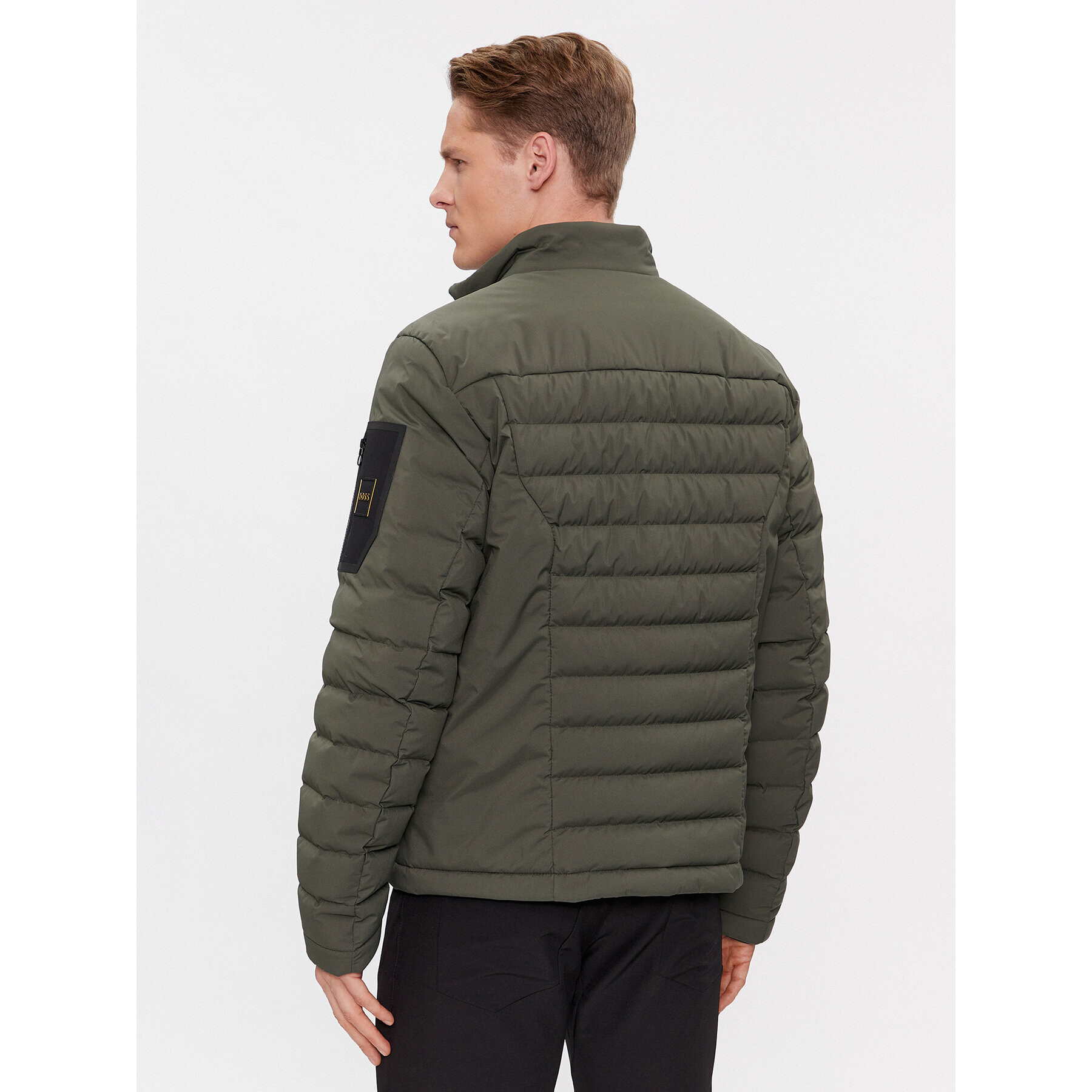 Boss Пухено яке J_Titanium 50505233 Зелен Regular Fit - Pepit.bg