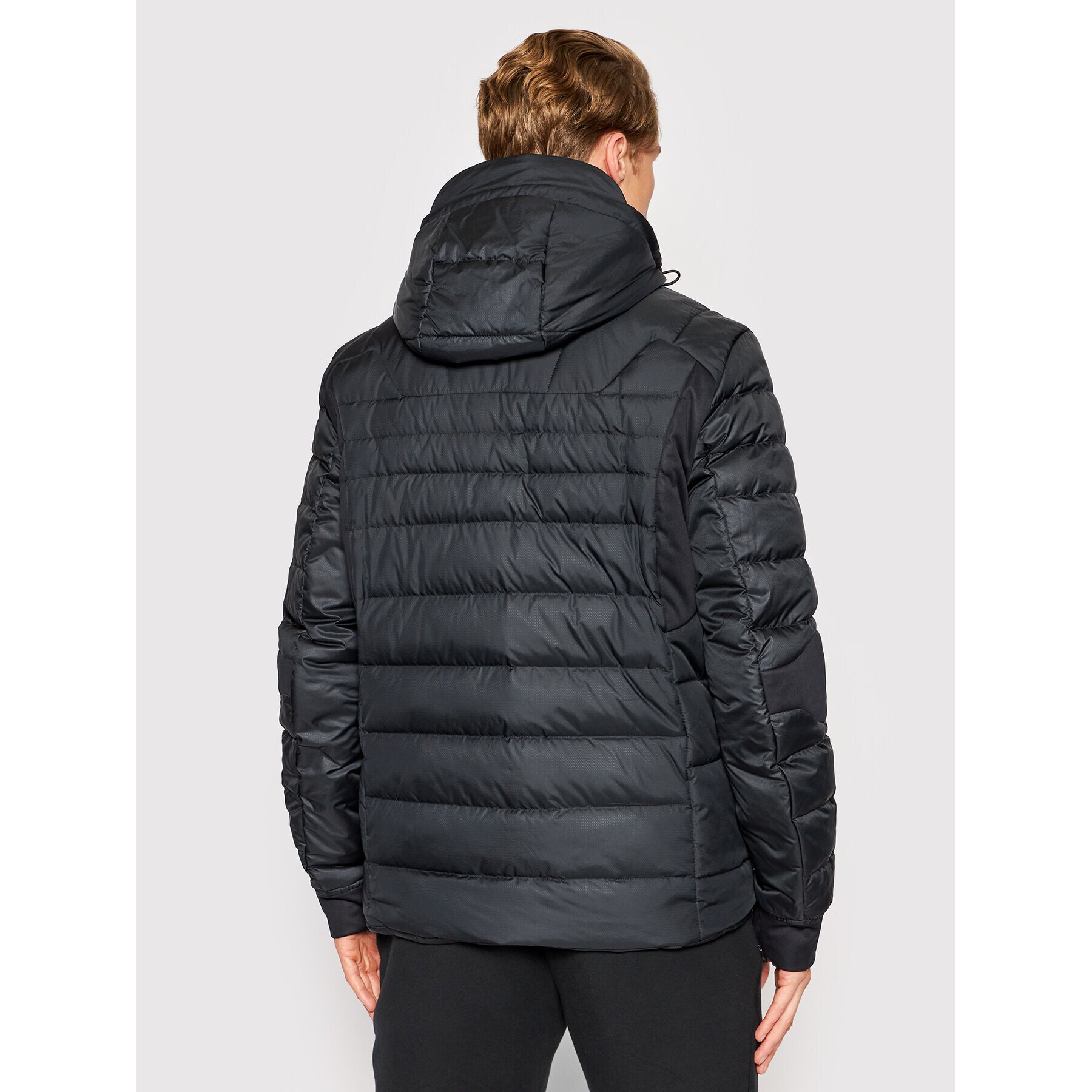 Boss Пухено яке J_Volturno 50461219 Черен Regular Fit - Pepit.bg