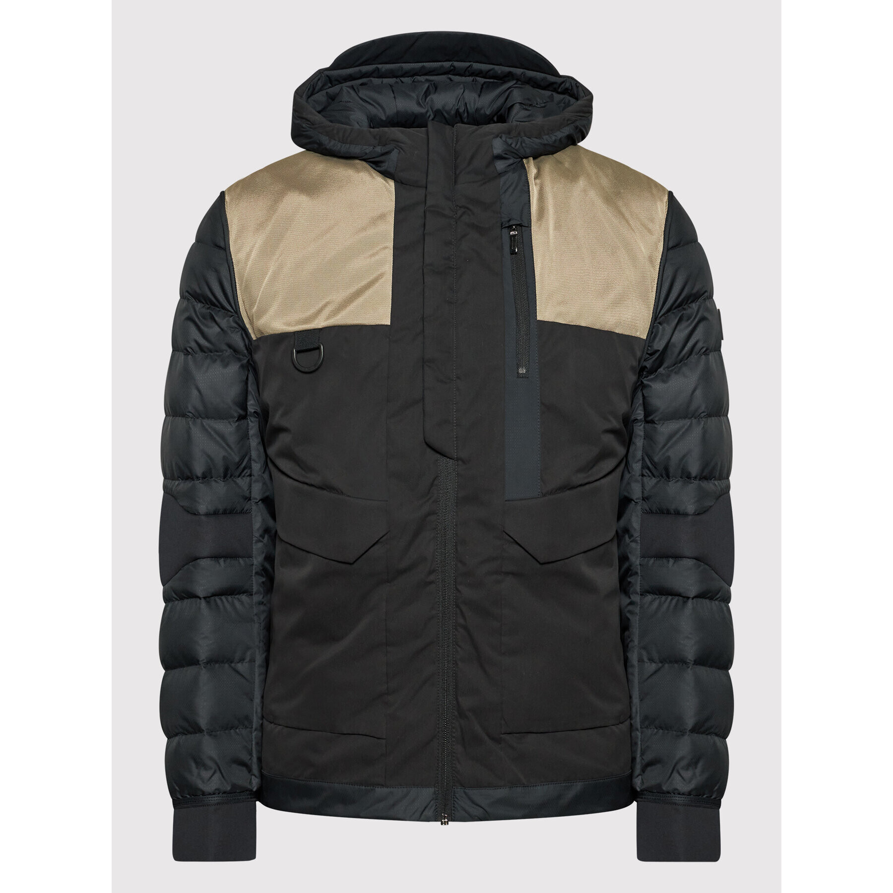 Boss Пухено яке J_Volturno 50461219 Черен Regular Fit - Pepit.bg